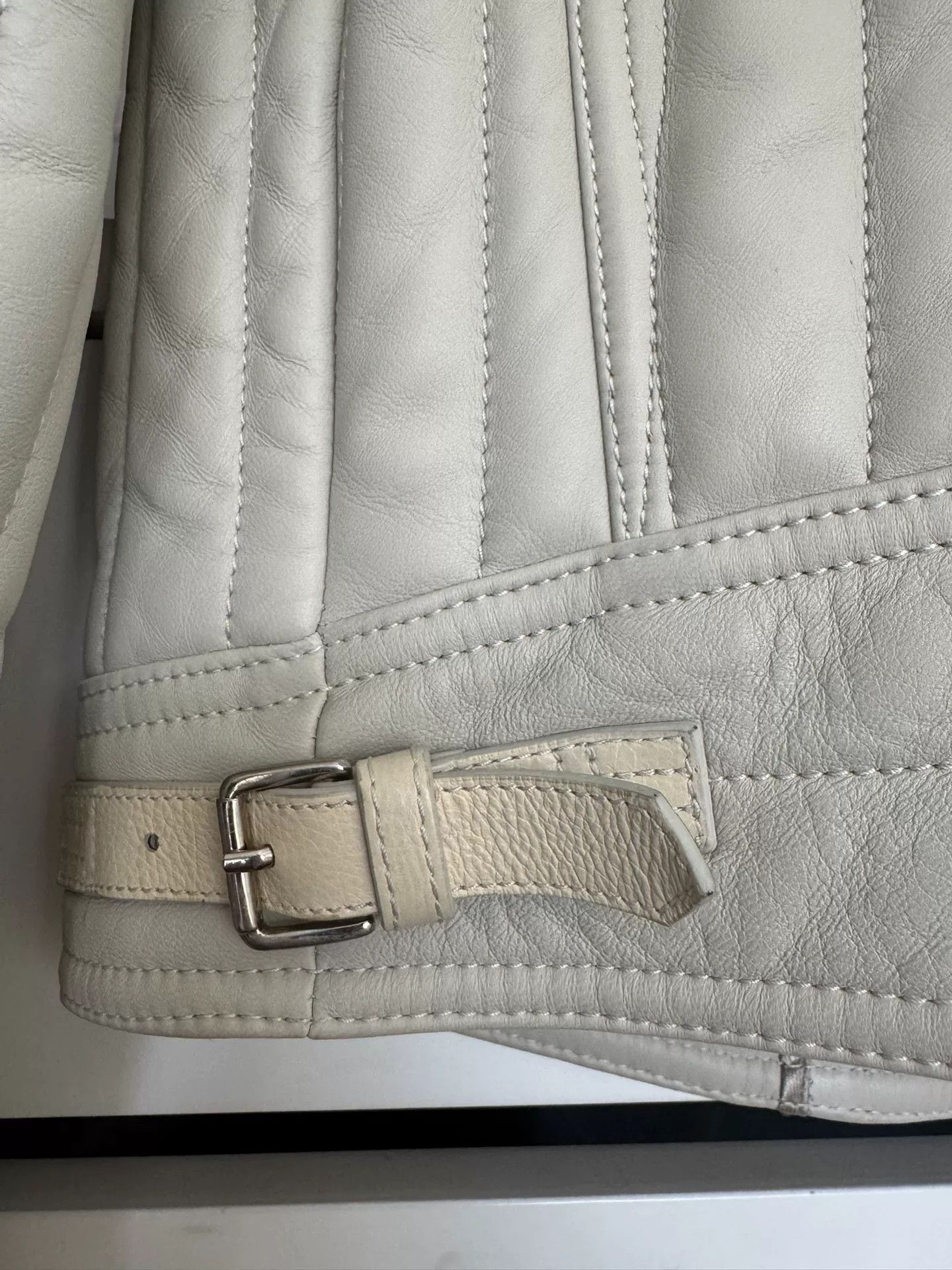 Tom Ford Rare White Leather Quilted Jacket Size US S / EU 44-46 / 1 - 8 Thumbnail