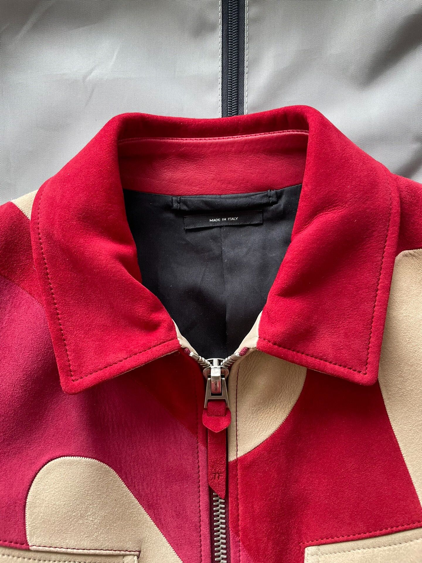Tom Ford TOM FORD 2016SS Asymmetric Colorblock Jacket Size US S / EU 44-46 / 1 - 3 Thumbnail