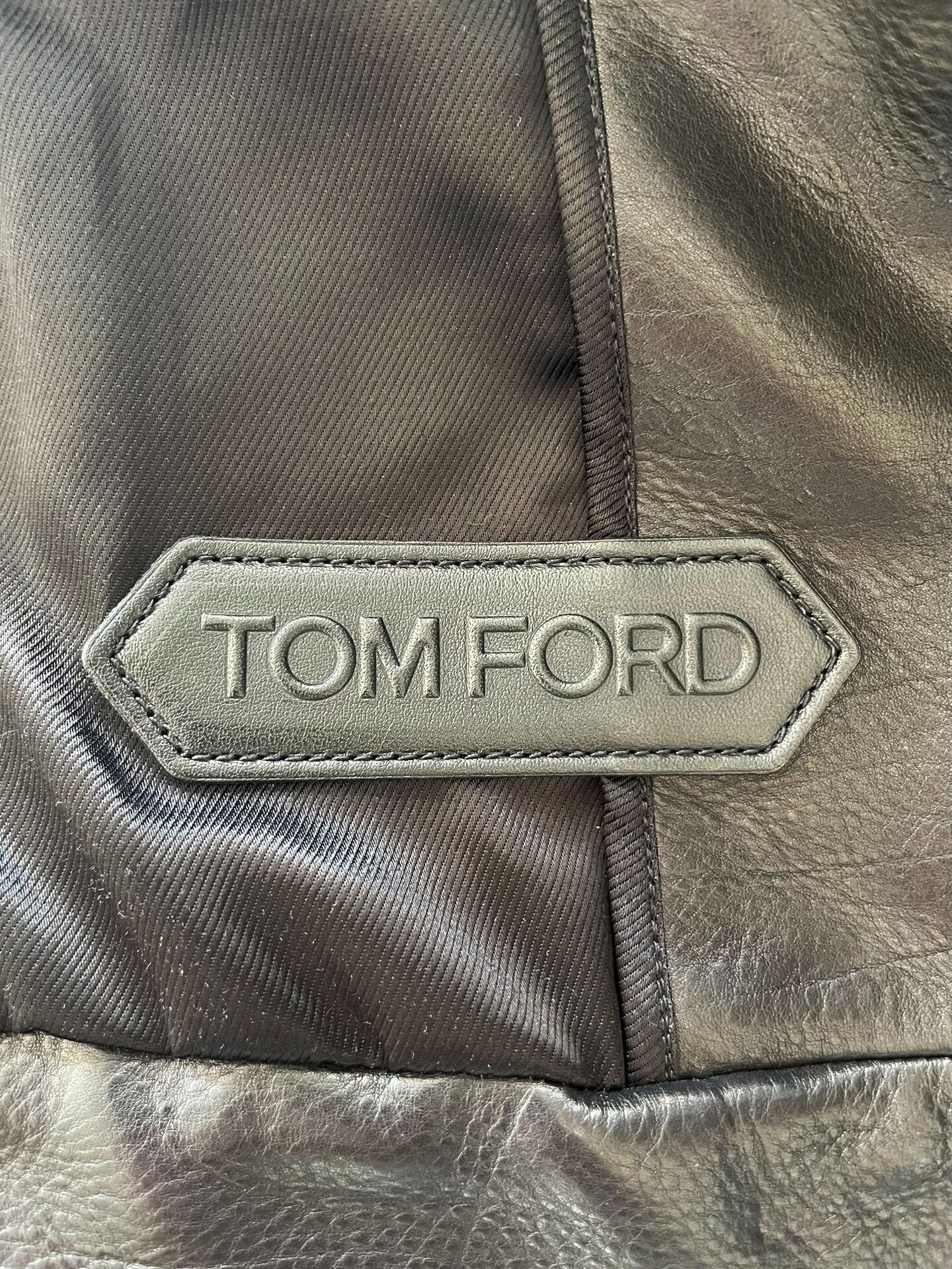 Tom Ford Tom Ford Zebra Pattern Leather Jacket Size US S / EU 44-46 / 1 - 7 Thumbnail