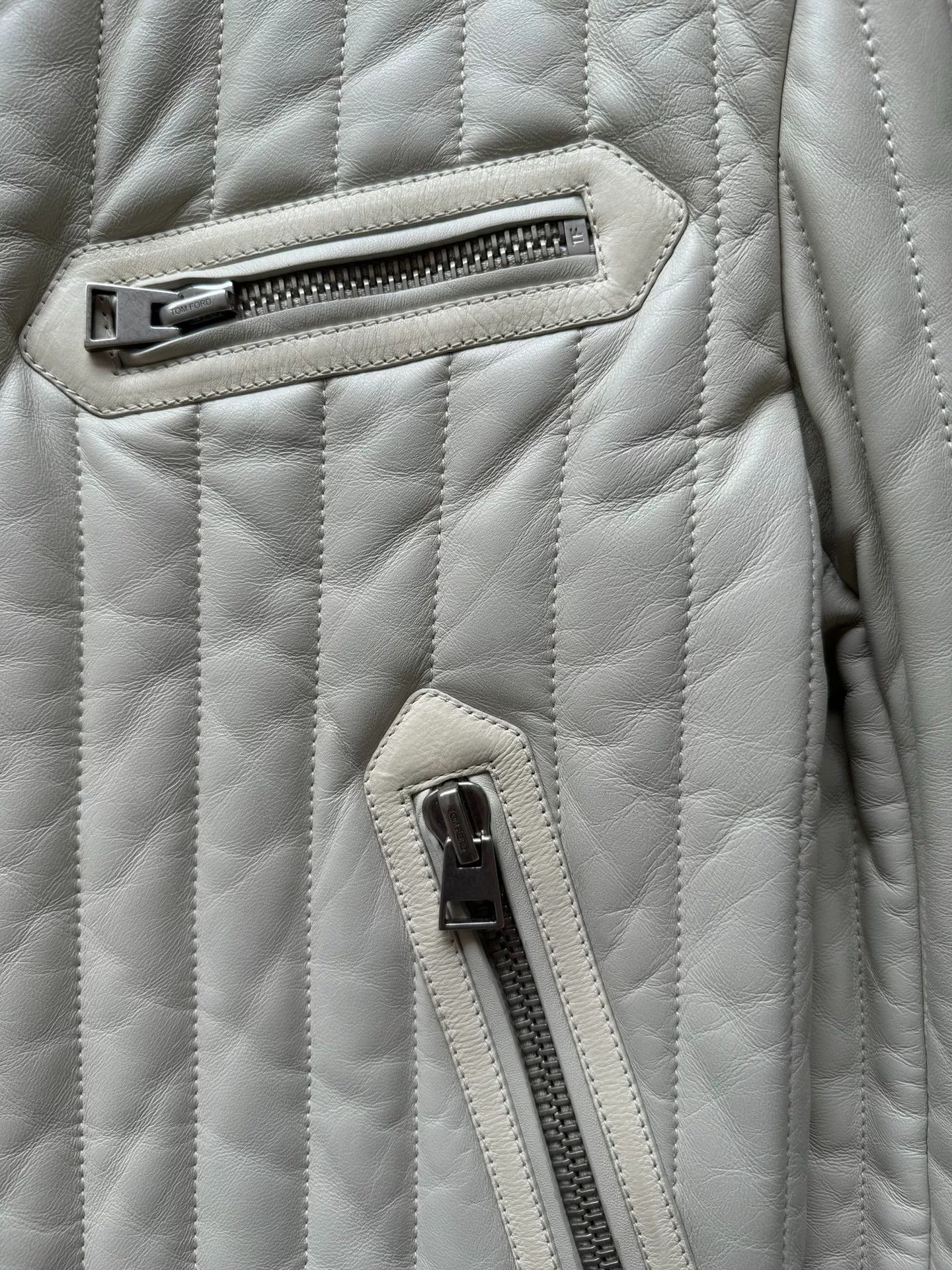 Tom Ford TOM FORD Quilted Leather Jacket Size US S / EU 44-46 / 1 - 4 Thumbnail