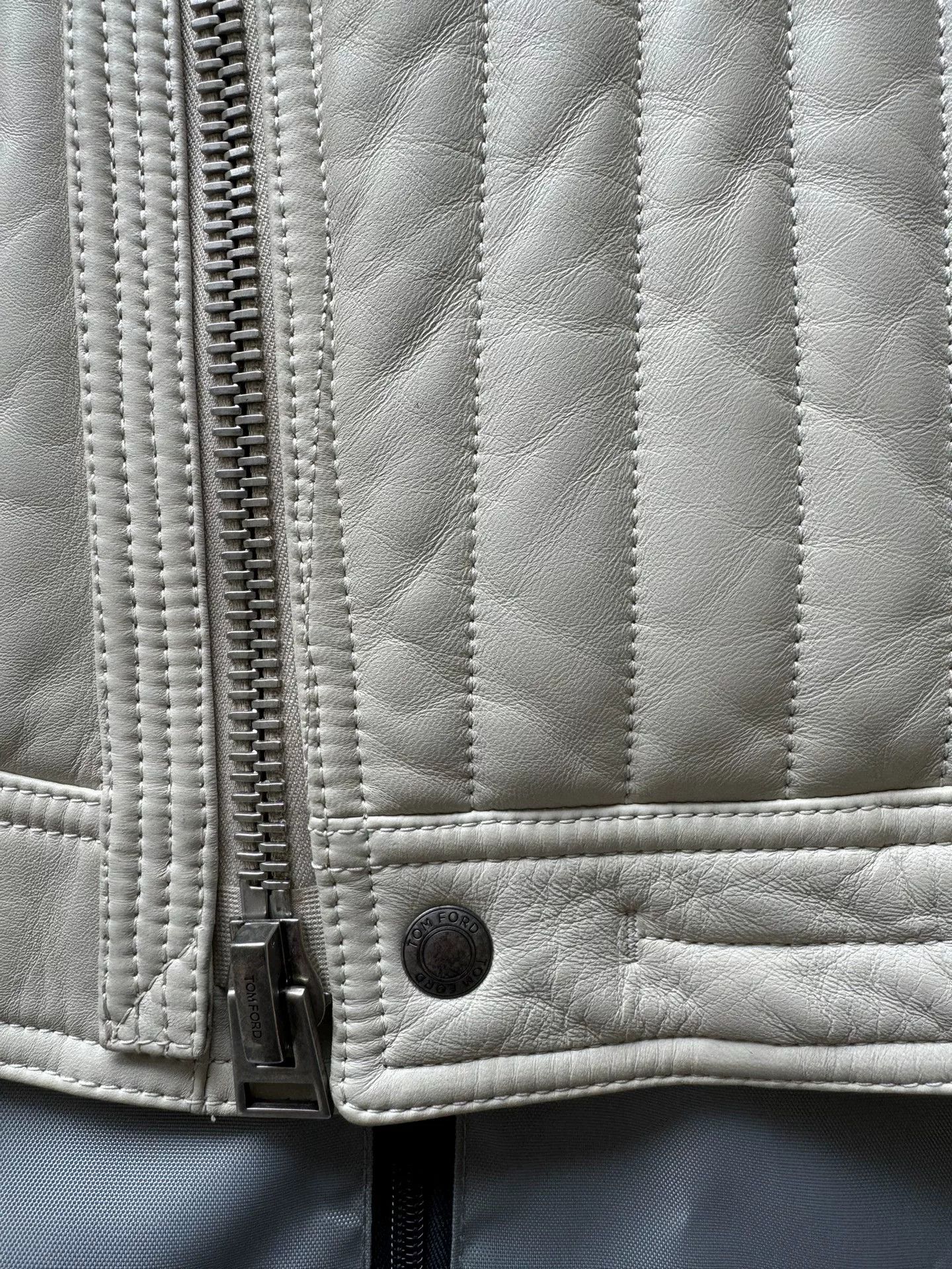 Tom Ford TOM FORD Quilted Leather Jacket Size US S / EU 44-46 / 1 - 2 Thumbnail