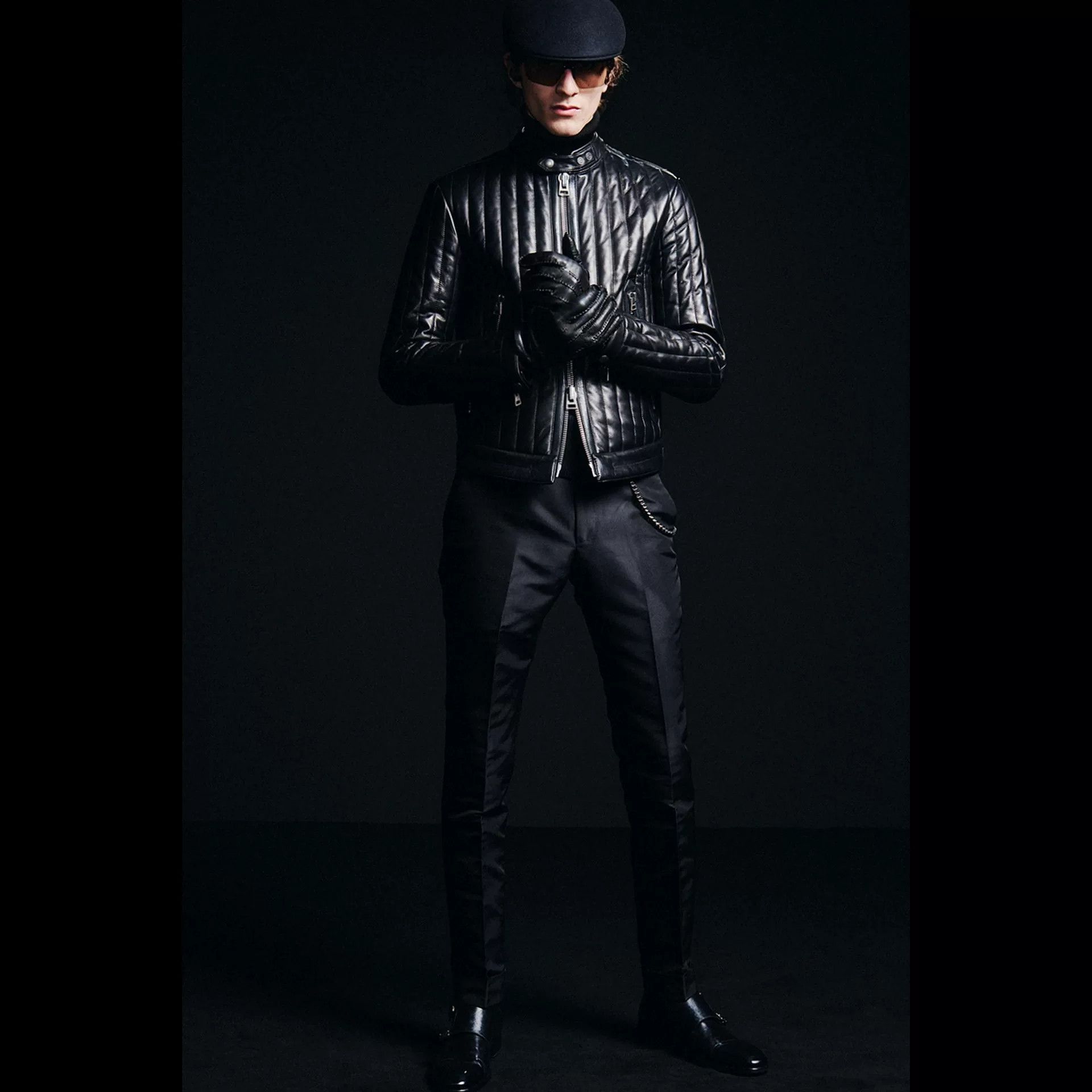 Tom Ford Tom Ford Black Leather Motorcycle Jacket Size US S / EU 44-46 / 1 - 9 Thumbnail