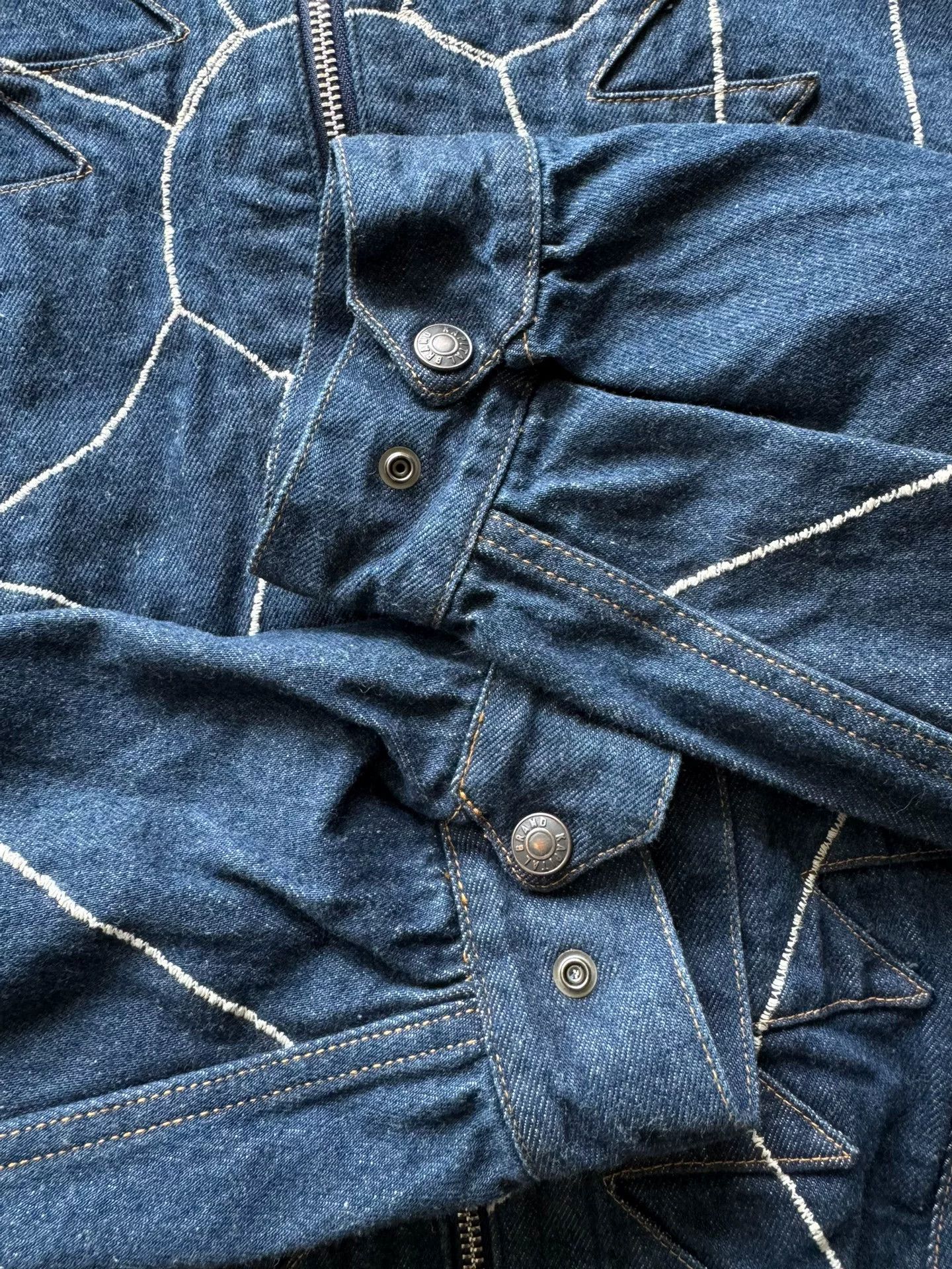 Kapital Kapital Spider Web Denim Jacket Size US L / EU 52-54 / 3 - 7 Thumbnail