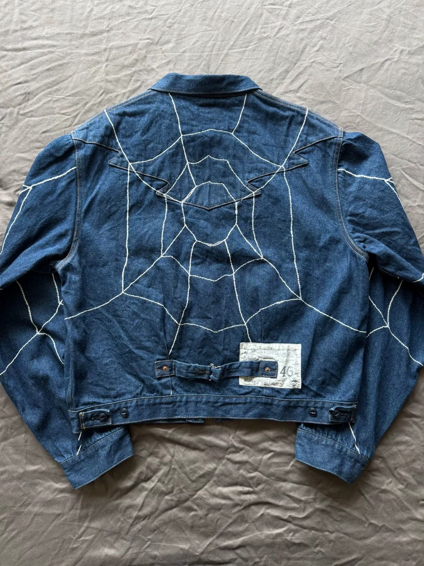 Kapital Kapital Spider Web Denim Jacket Size US L / EU 52-54 / 3 - 2 Thumbnail