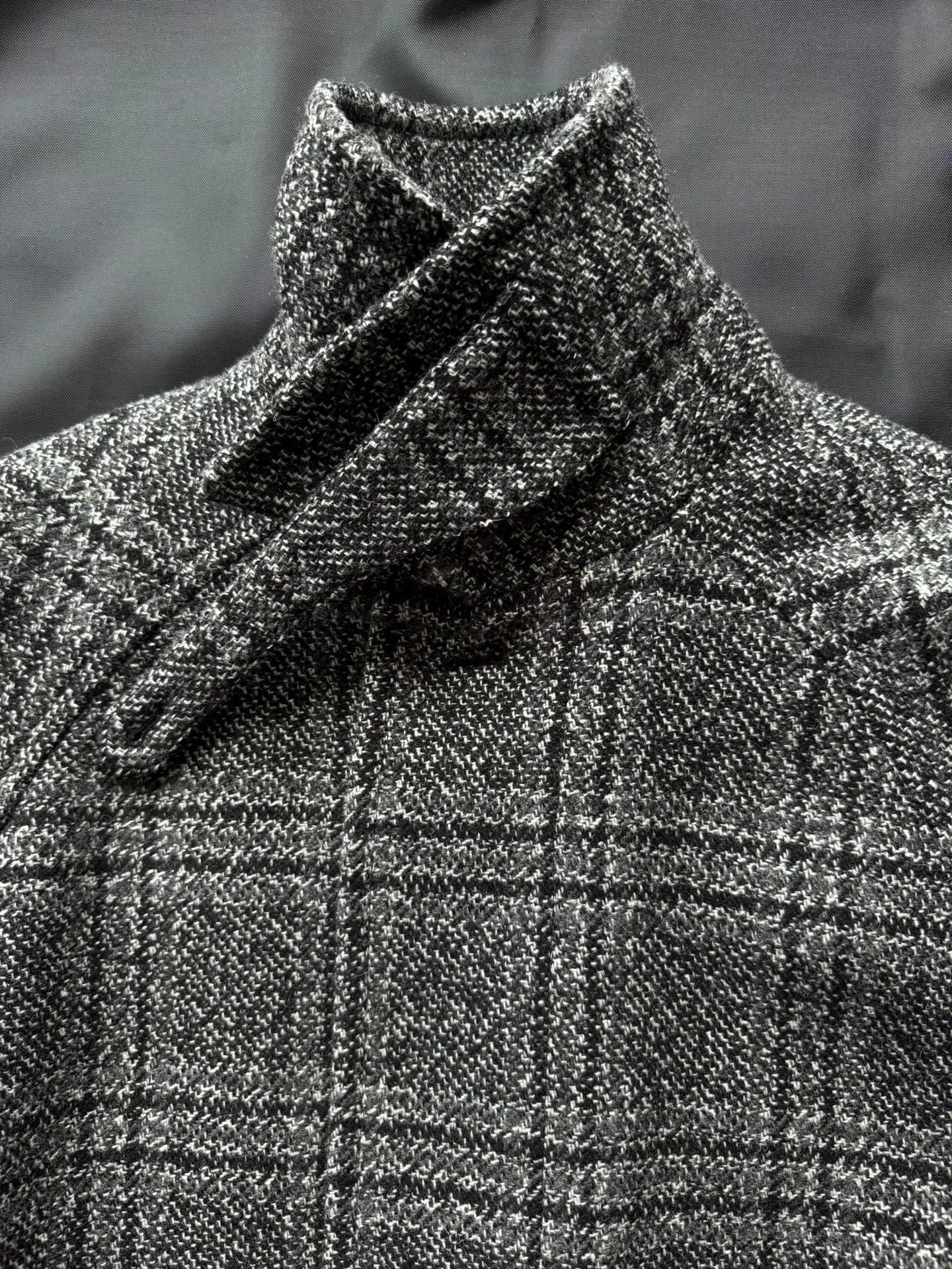 Balenciaga Balenciaga Wool Houndstooth Coat Size S / US 4 / IT 40 - 4 Thumbnail