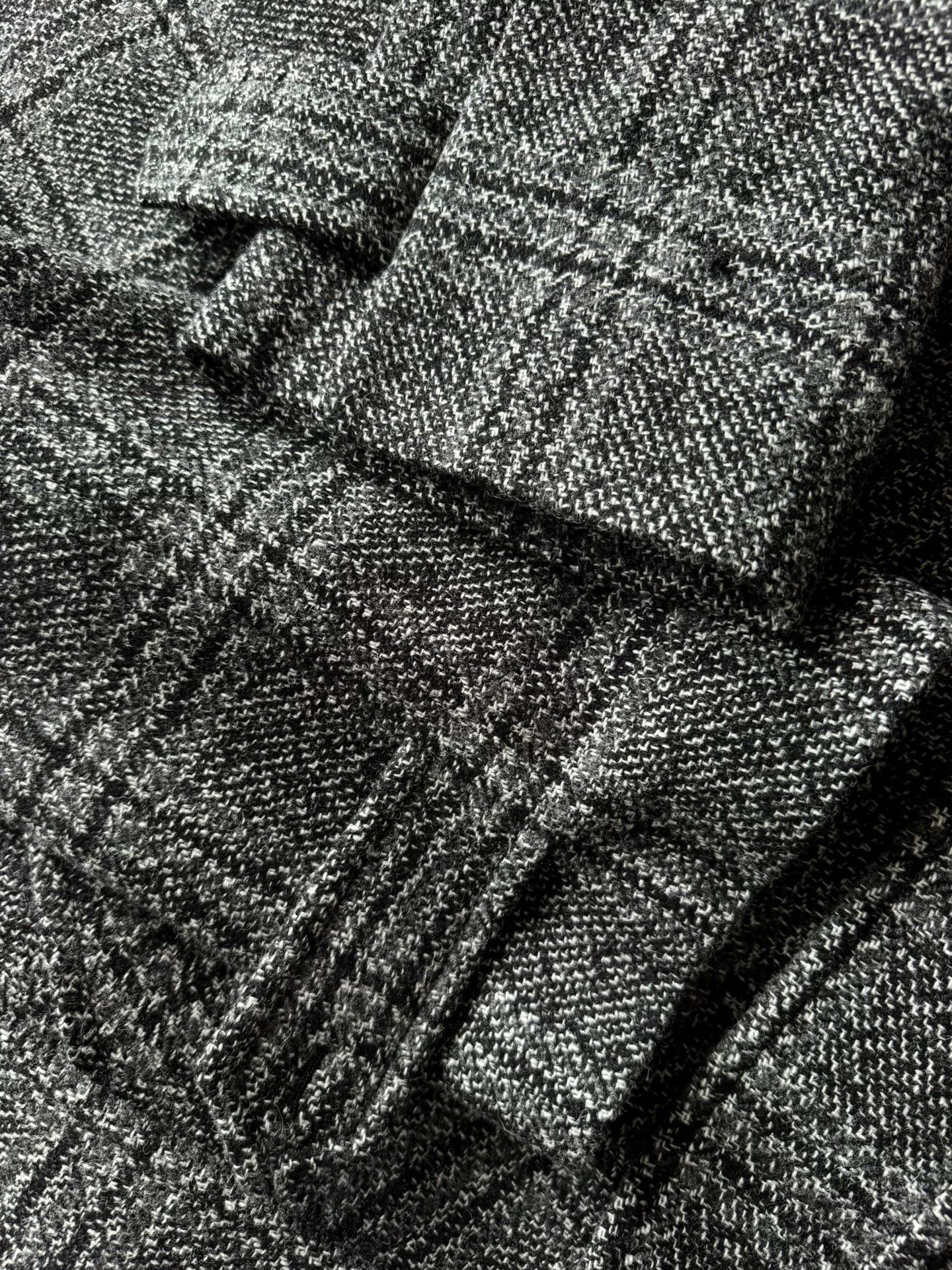Balenciaga Balenciaga Wool Houndstooth Coat Size S / US 4 / IT 40 - 5 Thumbnail