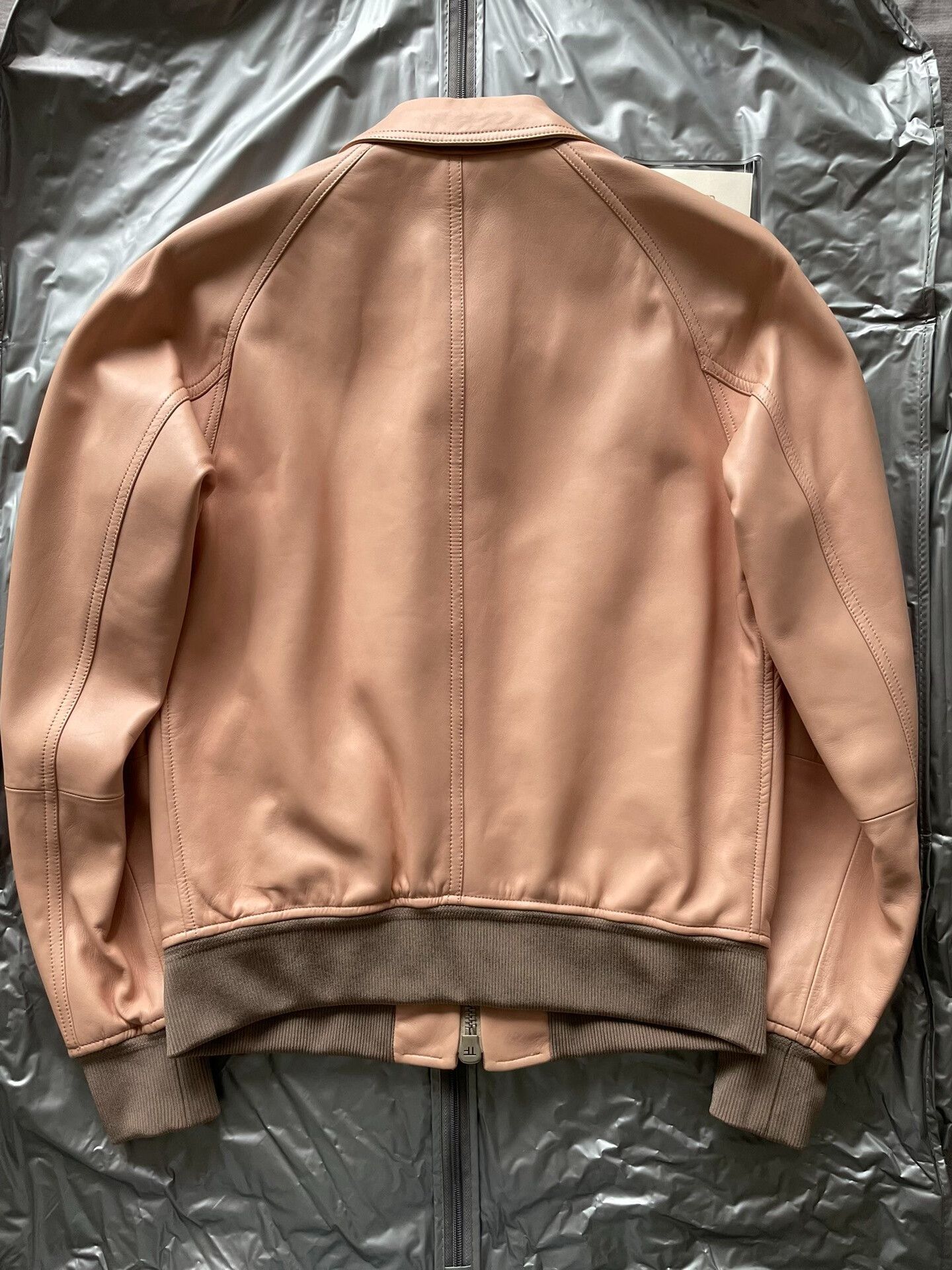Tom Ford Tom Ford Luxury Pink Leather Jacket Size L / US 10 / IT 46 - 4 Thumbnail