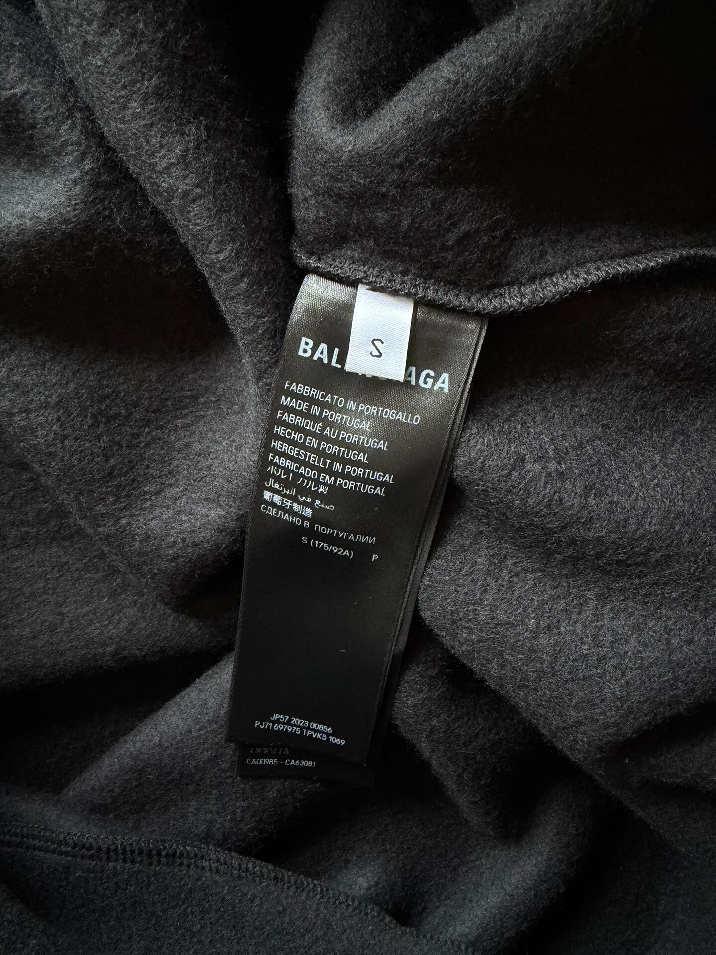 Balenciaga Balenciaga Oversized Fleece Hoodie Size US S / EU 44-46 / 1 - 6 Thumbnail