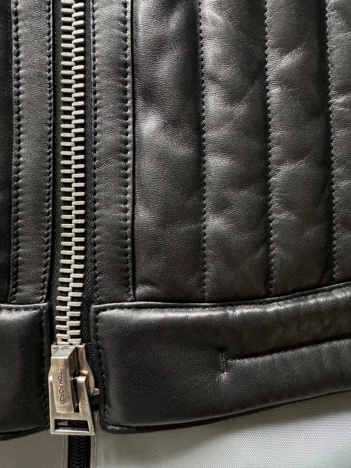 Tom Ford TOM FORD Quilted Hooded Leather Jacket Size US M / EU 48-50 / 2 - 3 Thumbnail