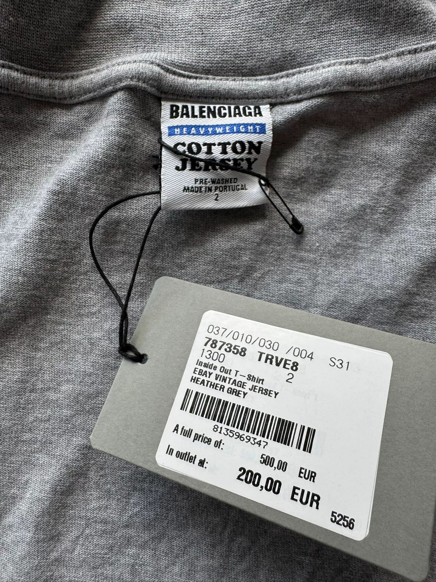Balenciaga Balenciaga Limited Edition Ebay T-Shirt Size US M / EU 48-50 / 2 - 6 Thumbnail