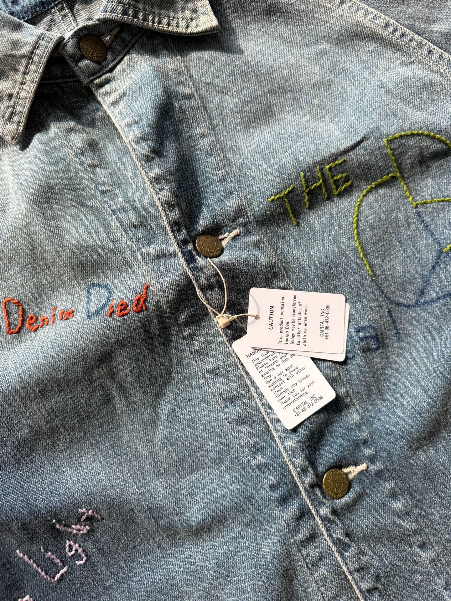 Kapital Kapital Vintage Denim Work Jacket Size US L / EU 52-54 / 3 - 9 Thumbnail