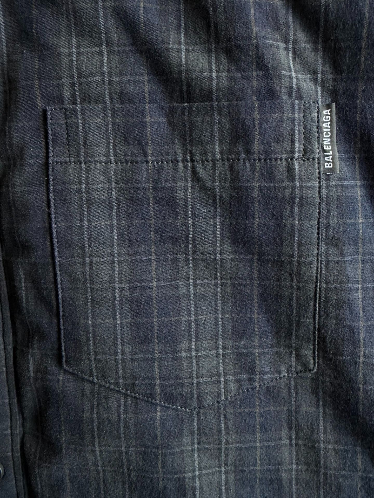 Balenciaga Balenciaga Detachable Plaid Shirt Size S / US 4 / IT 40 - 6 Thumbnail