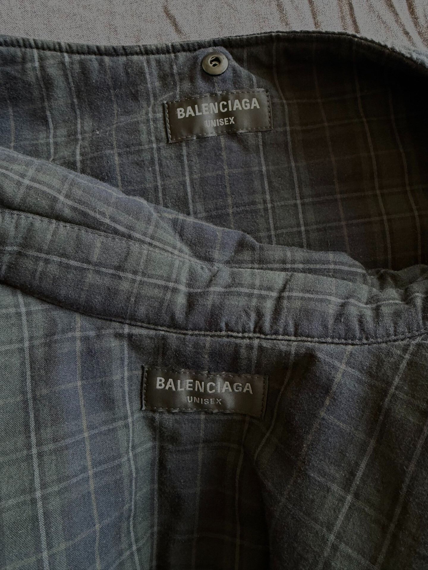 Balenciaga Balenciaga Detachable Plaid Shirt Size S / US 4 / IT 40 - 9 Thumbnail