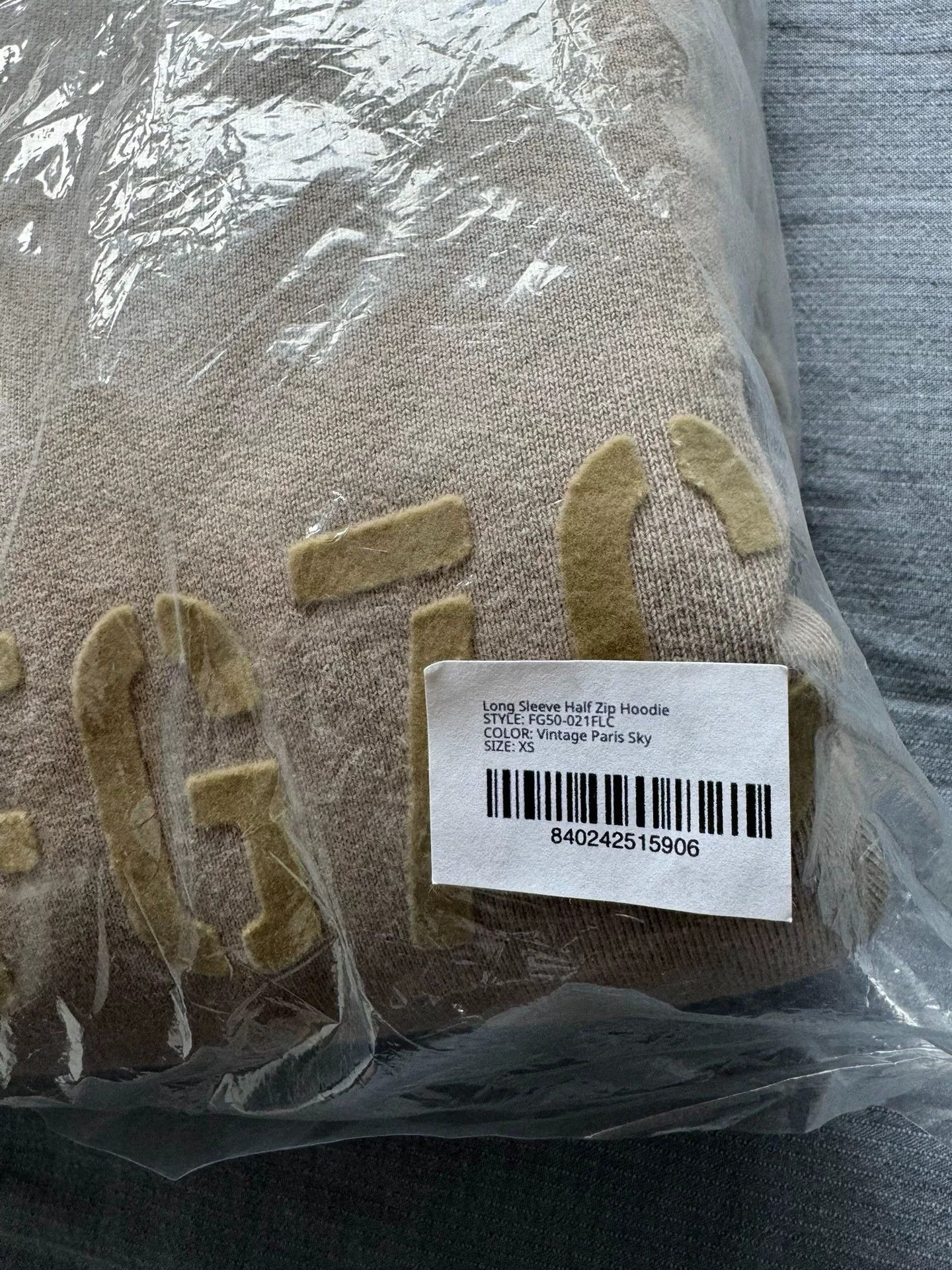 Fear of God Fear of God Vintage Zip Hoodie Size US XS / EU 42 / 0 - 9 Thumbnail