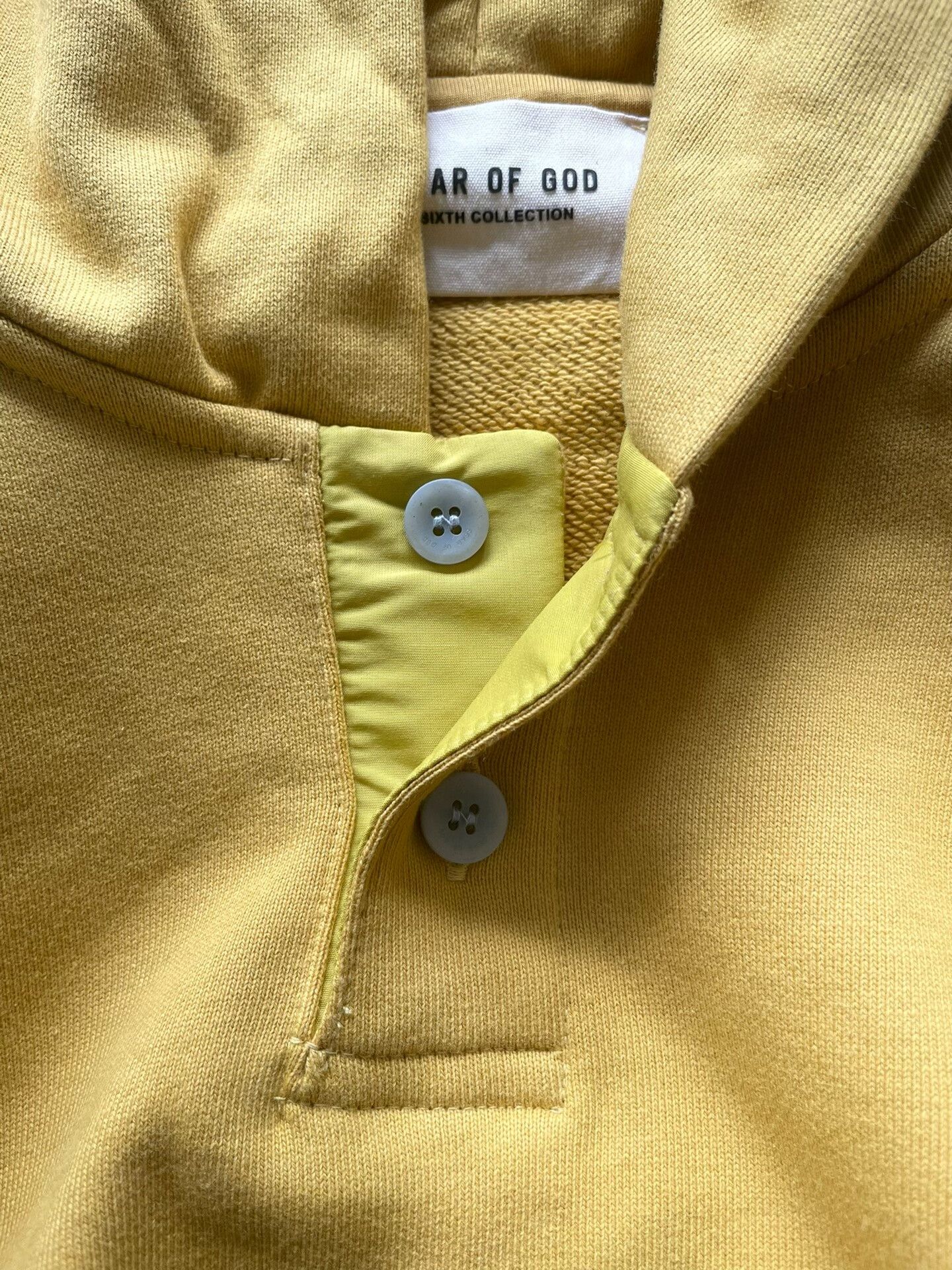 Fear of God Fear of God 6th Everyday Henley Hoodie Size US XS / EU 42 / 0 - 5 Thumbnail