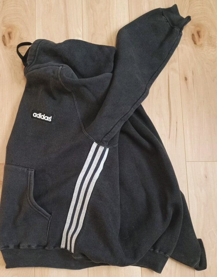 Vintage Vintage 80s Adidas USA Flag Hoodie Size US S / EU 44-46 / 1 - 2 Thumbnail
