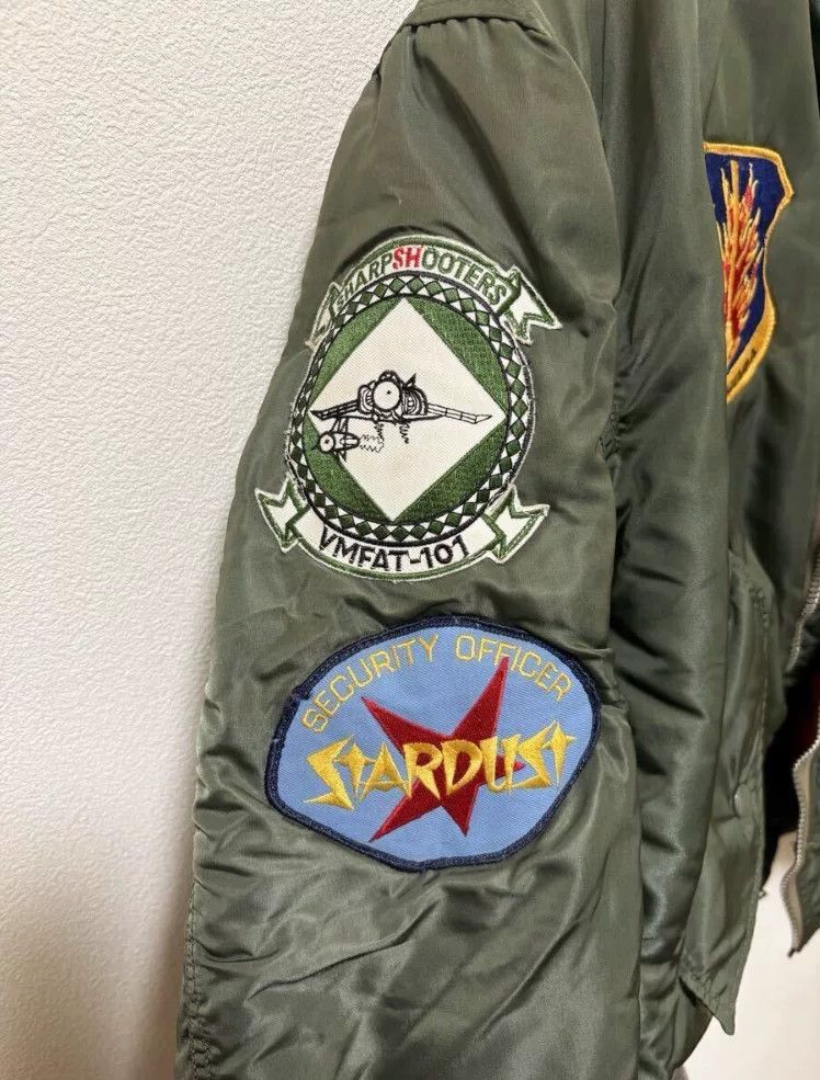 Vintage Vintage Military MA-1 Flight Jacket Size US M / EU 48-50 / 2 - 5 Thumbnail