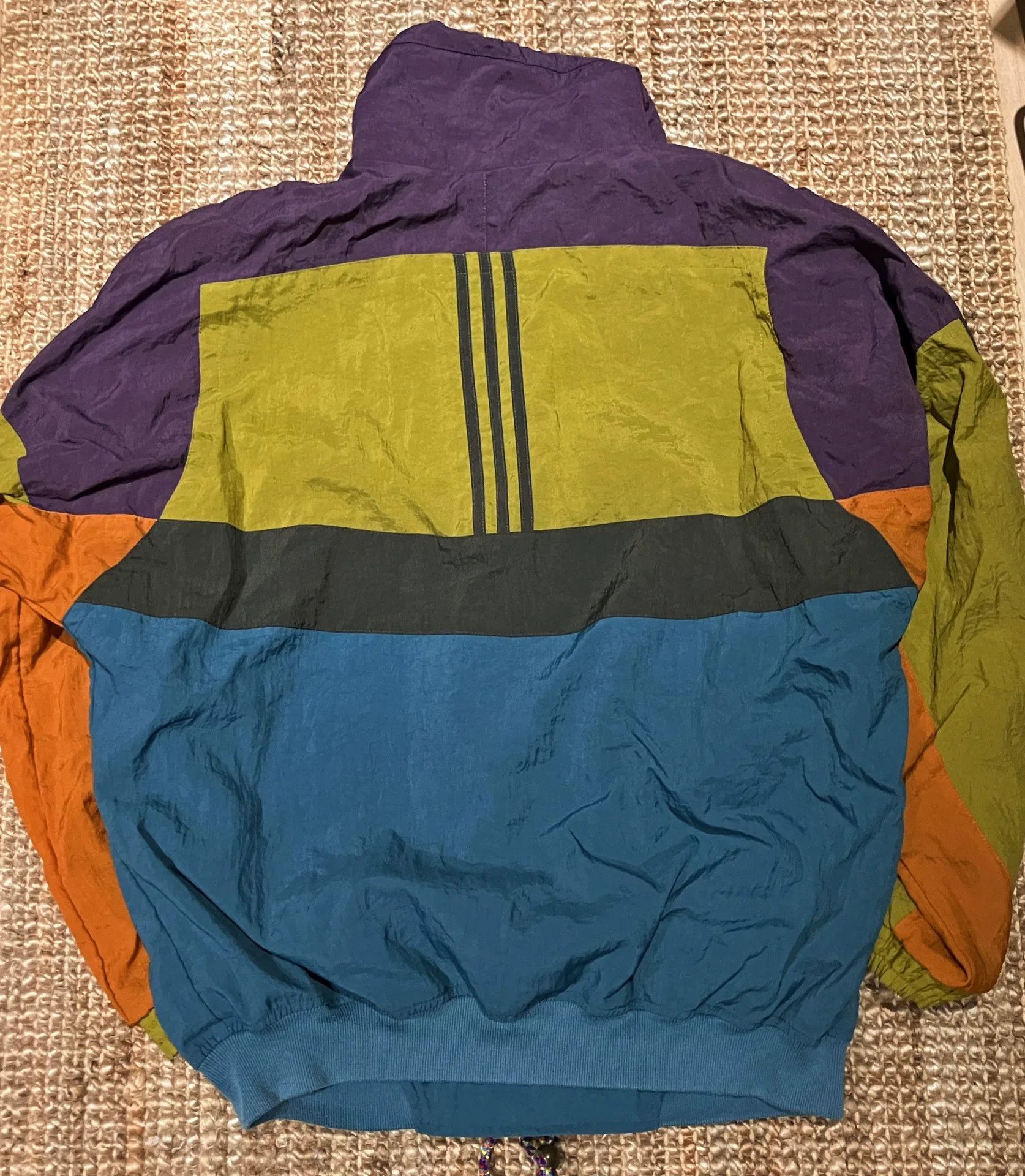 Vintage Vintage Adidas 80s 90s Nylon Jacket Size US L / EU 52-54 / 3 - 3 Thumbnail