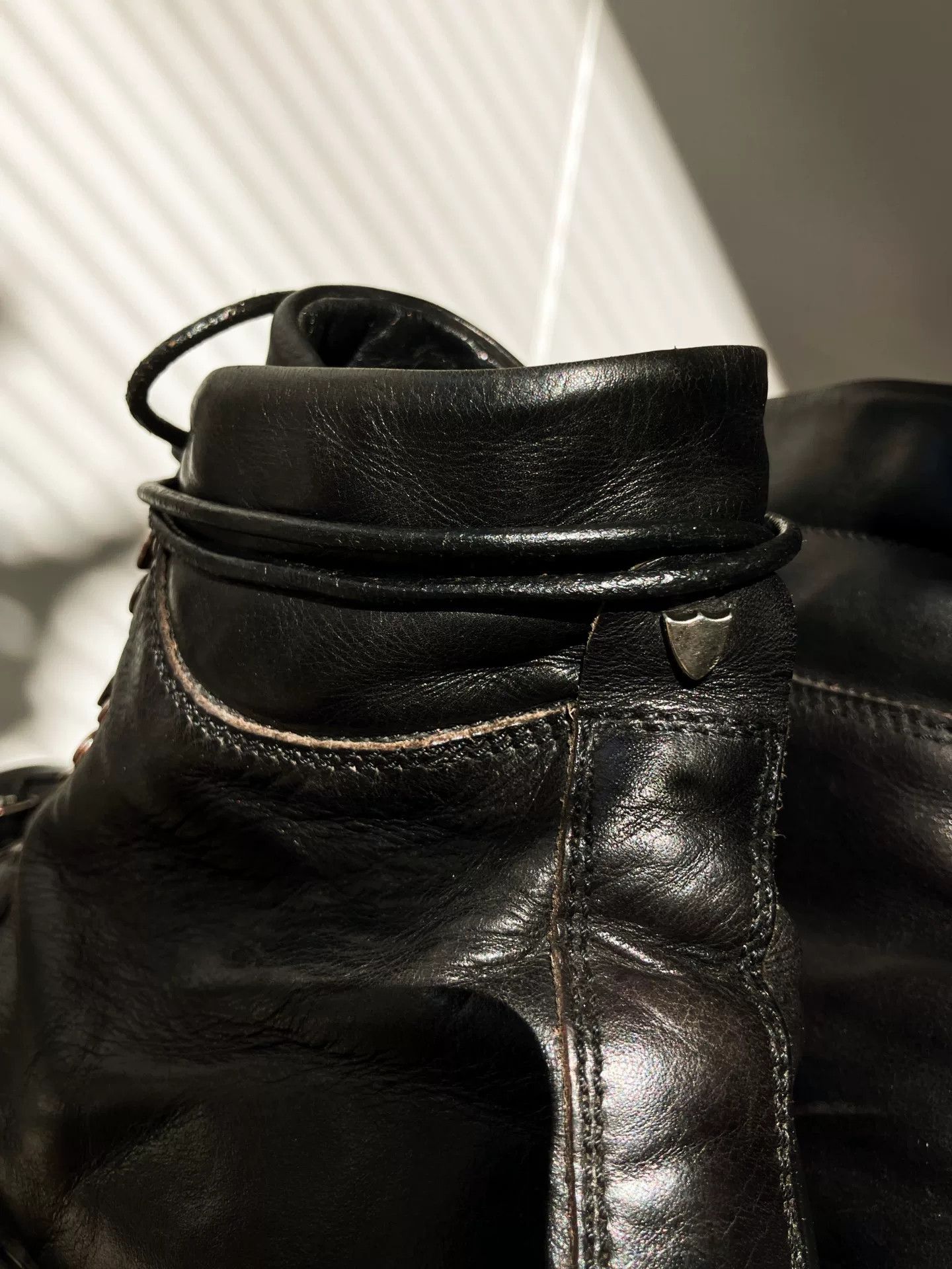 Viberg HTC Vibram Black Leather Boots Size 41 Size US 8 / EU 41 - 3 Thumbnail