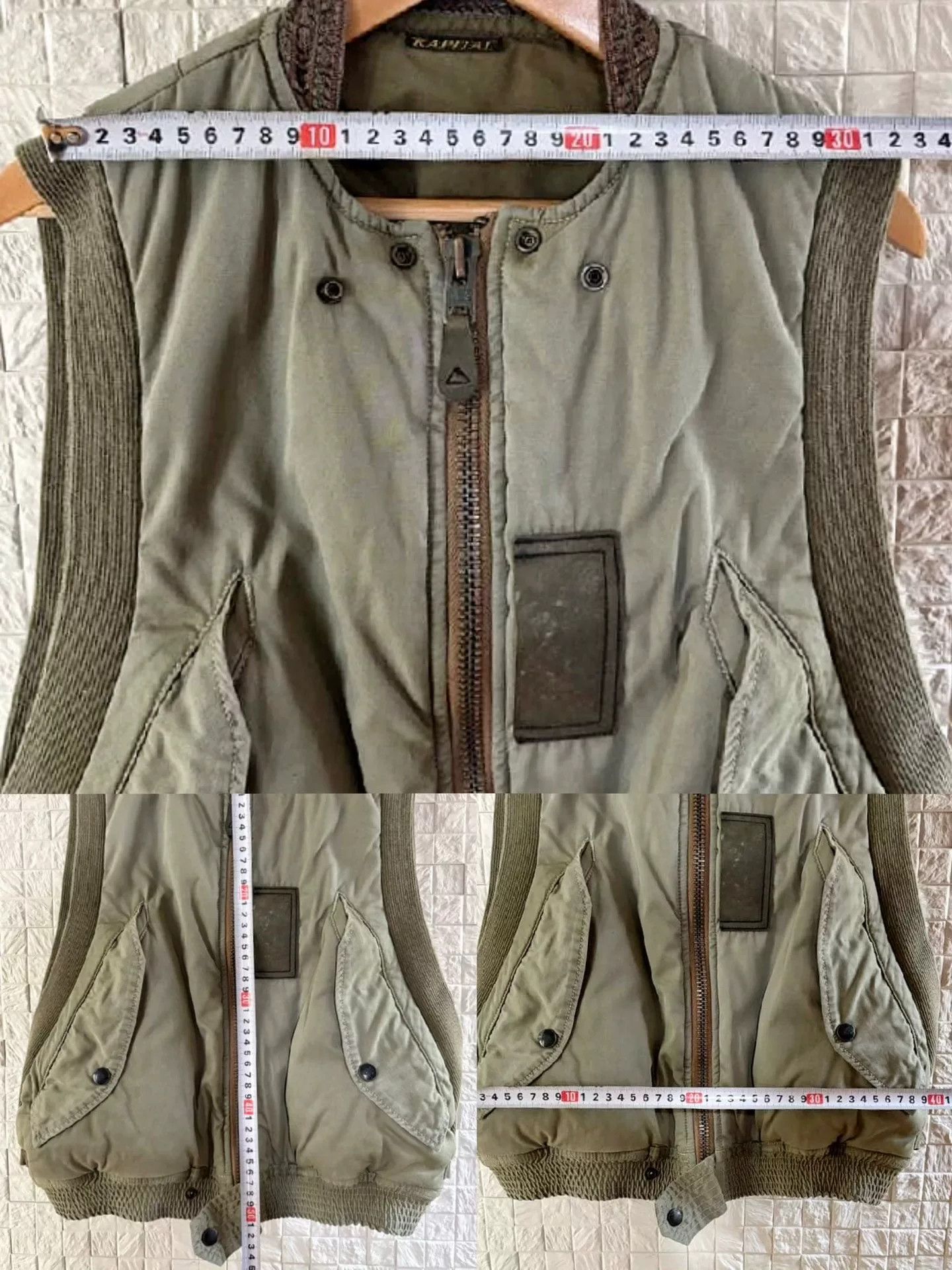 Kapital Kapital Vintage Ma-1 Vest in Green Size US S / EU 44-46 / 1 - 9 Thumbnail