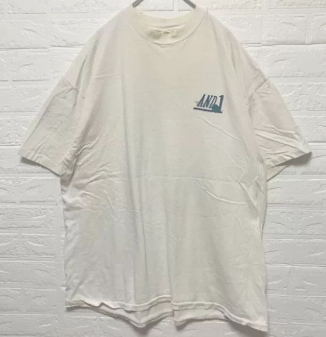 Vintage Vintage AND1 90s Single Stitch T-Shirt Size US L / EU 52-54 / 3 - 2 Thumbnail