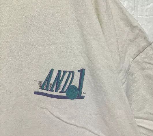 Vintage Vintage AND1 90s Single Stitch T-Shirt Size US L / EU 52-54 / 3 - 4 Thumbnail