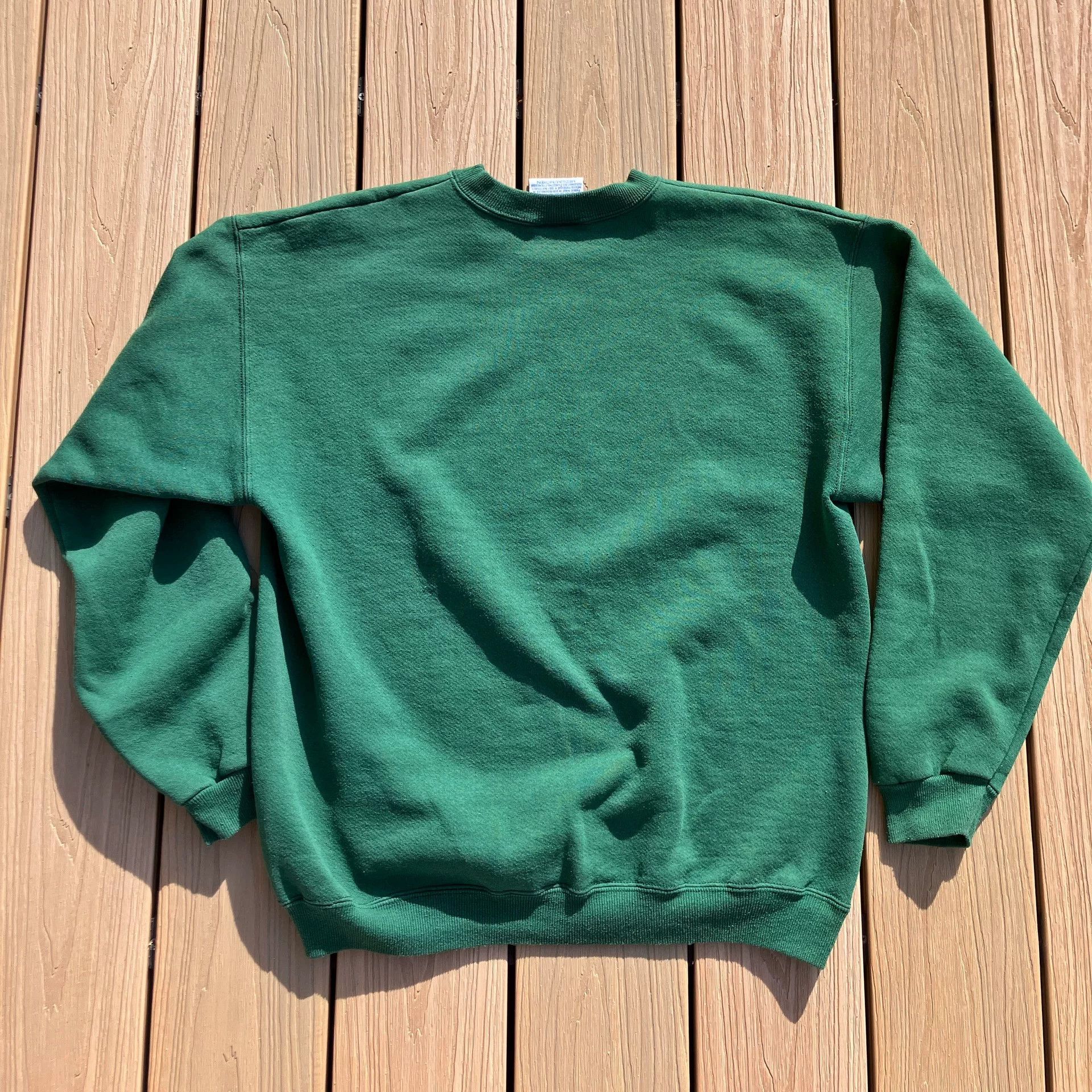 Vintage Vintage 80s 90s Green Hanes Sweatshirt Size US M / EU 48-50 / 2 - 3 Thumbnail