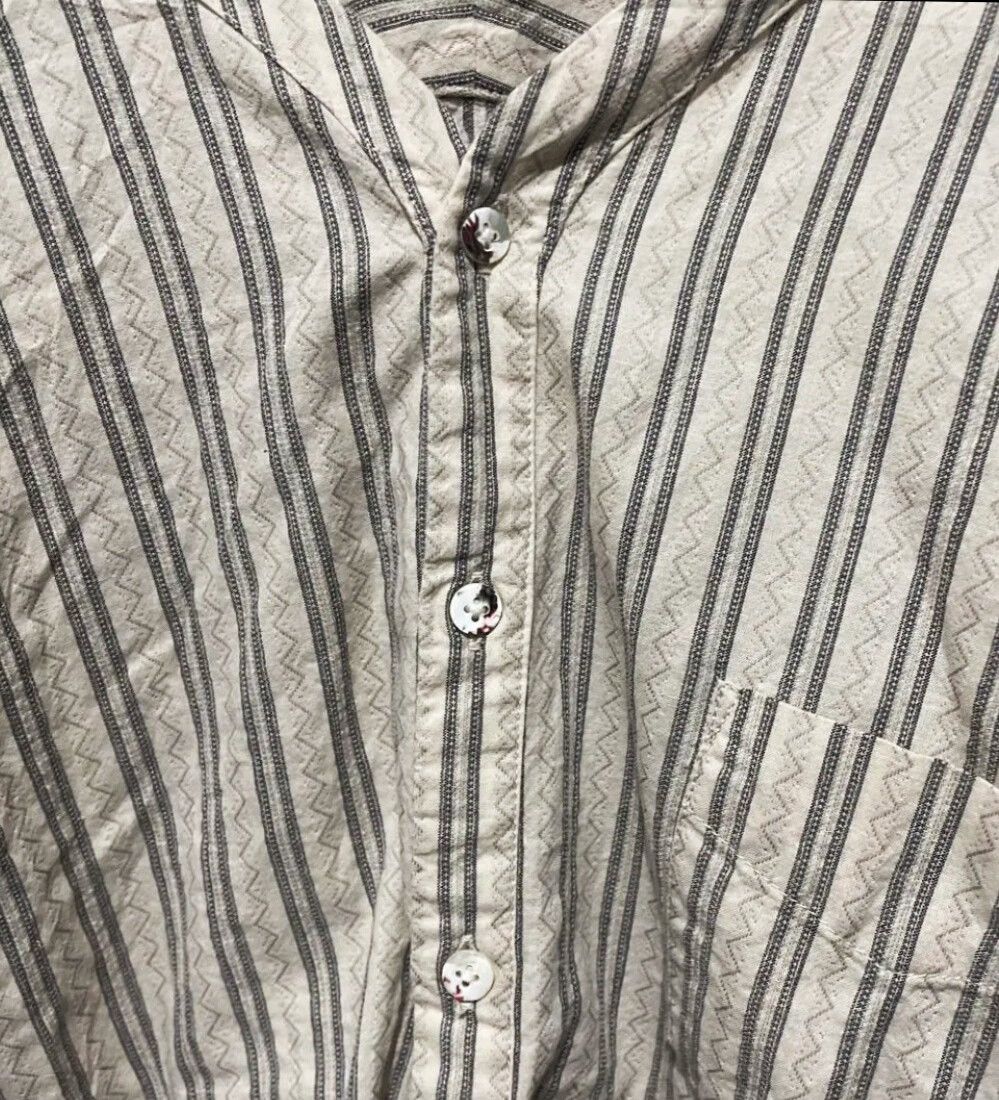 Kapital Vintage Kapital Striped Shirt Size L Size US L / EU 52-54 / 3 - 3 Thumbnail