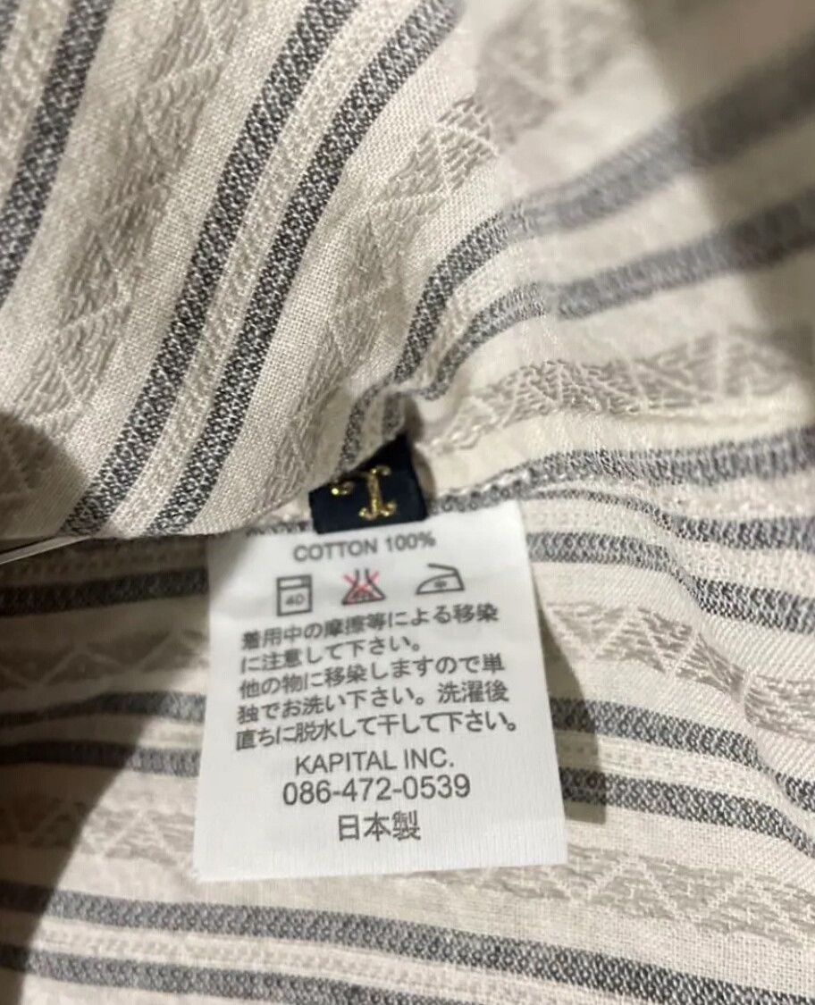 Kapital Vintage Kapital Striped Shirt Size L Size US L / EU 52-54 / 3 - 4 Thumbnail