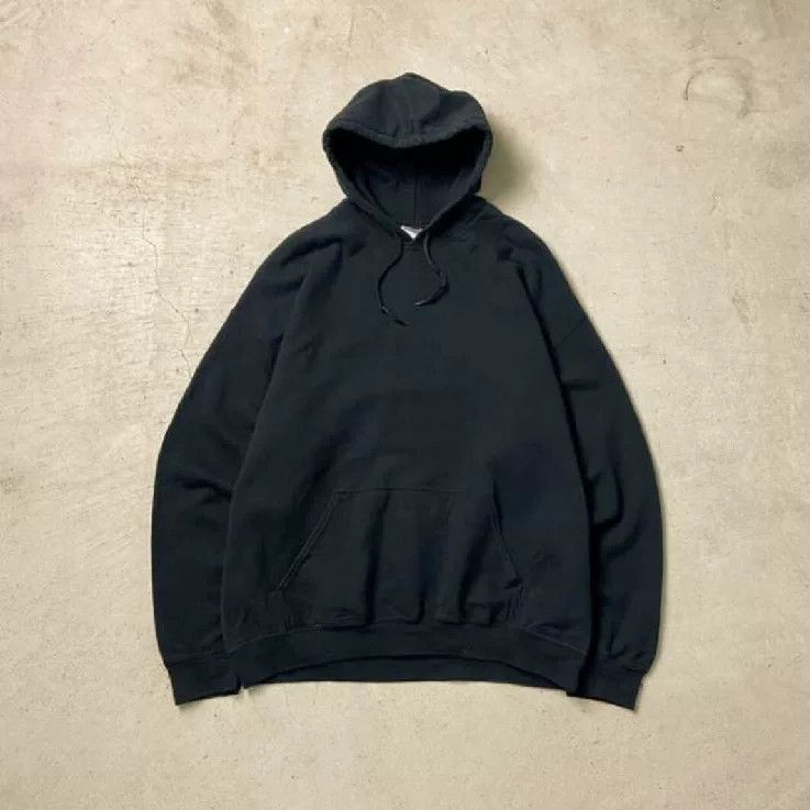 Vintage Vintage Gildan Skull Hoodie from 90s Size US XL / EU 56 / 4 - 2 Thumbnail