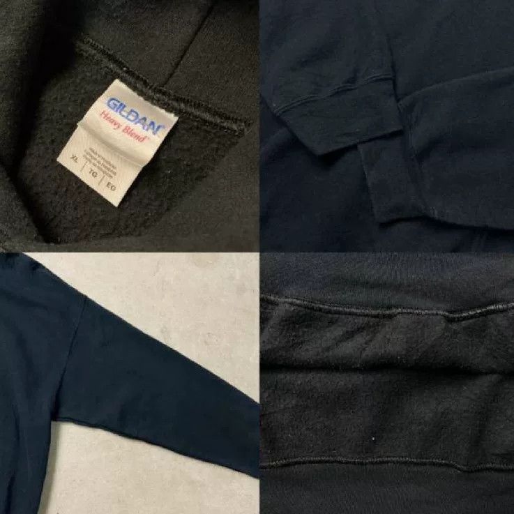 Vintage Vintage Gildan Skull Hoodie from 90s Size US XL / EU 56 / 4 - 6 Thumbnail