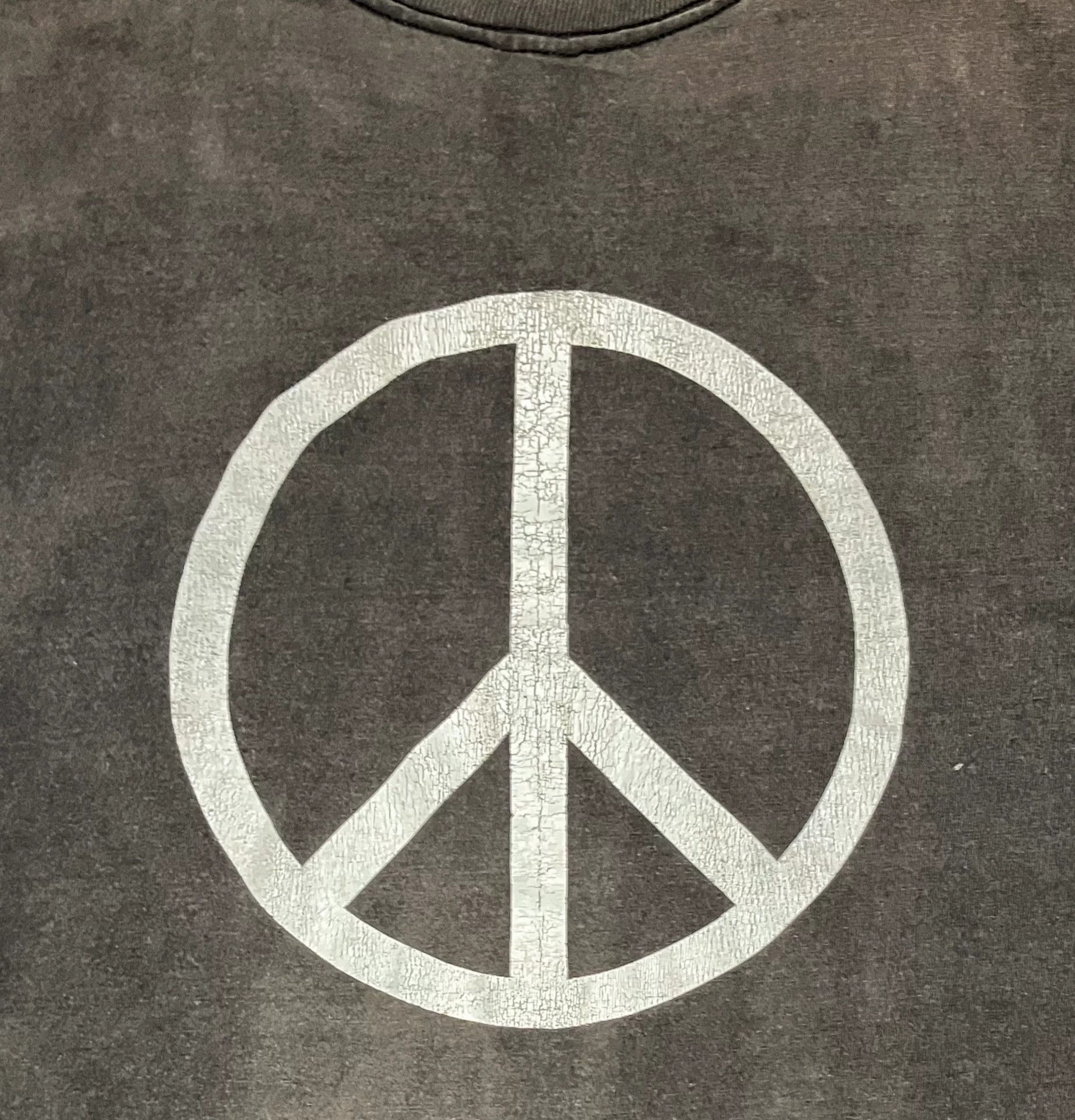 Vintage Vintage 90s Anti-War T-Shirt Size US M / EU 48-50 / 2 - 2 Thumbnail