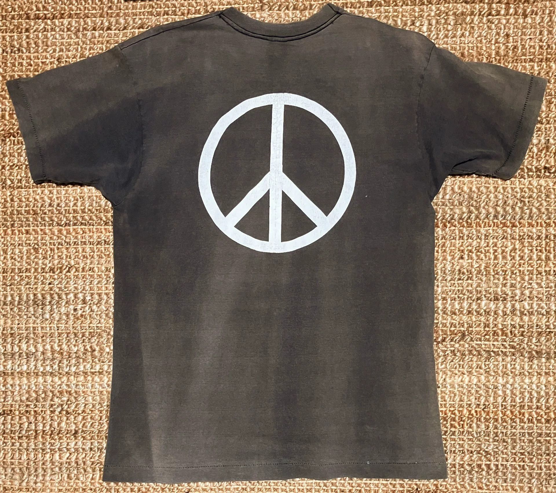 Vintage Vintage 90s Anti-War T-Shirt Size US M / EU 48-50 / 2 - 4 Thumbnail