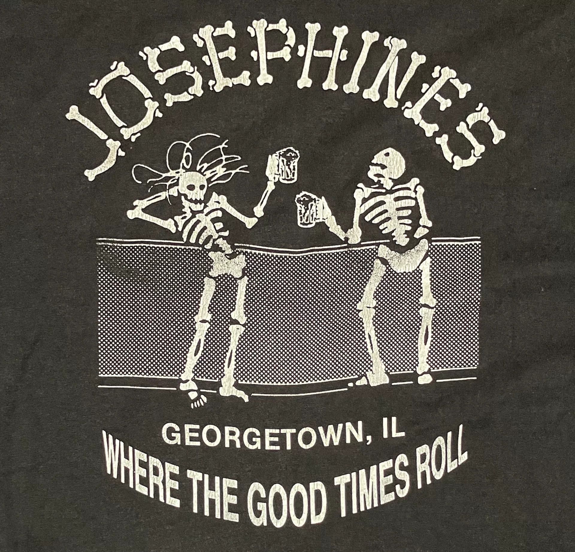 Vintage Vintage 90s Skeleton Graphic T-Shirt Size US M / EU 48-50 / 2 - 5 Thumbnail