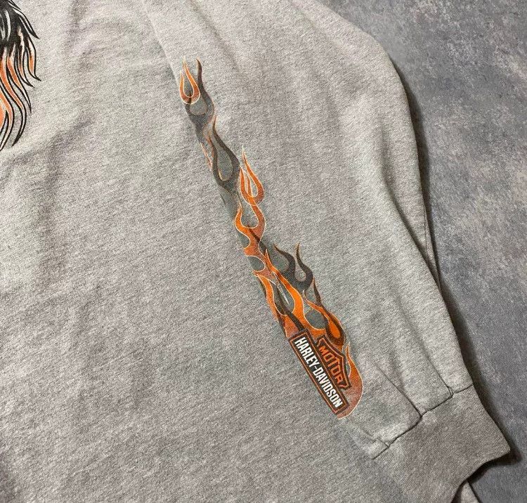 Vintage Vintage Harley Davidson Long Sleeve T-Shirt Size US L / EU 52-54 / 3 - 7 Thumbnail