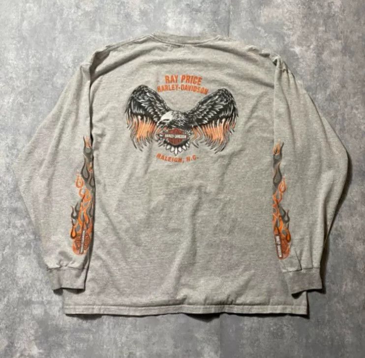 Vintage Vintage Harley Davidson Long Sleeve T-Shirt Size US L / EU 52-54 / 3 - 3 Thumbnail