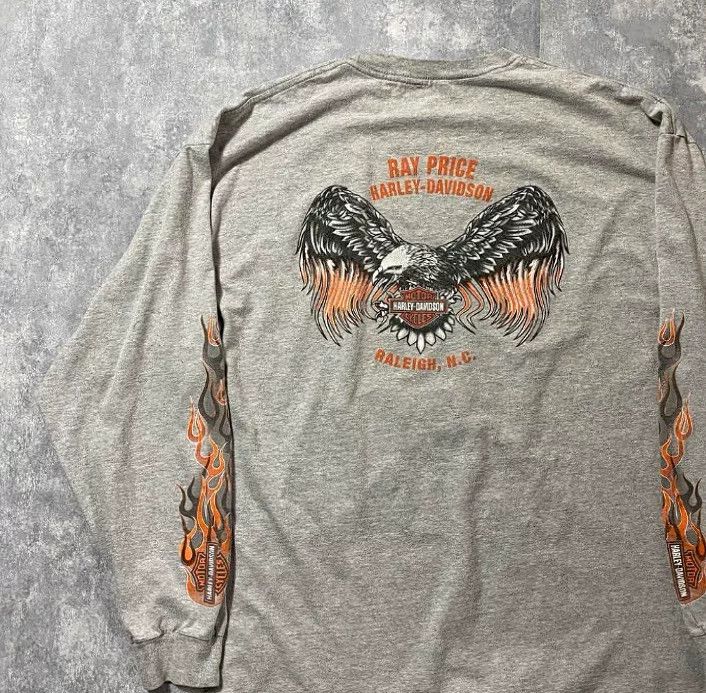 Vintage Vintage Harley Davidson Long Sleeve T-Shirt Size US L / EU 52-54 / 3 - 4 Thumbnail