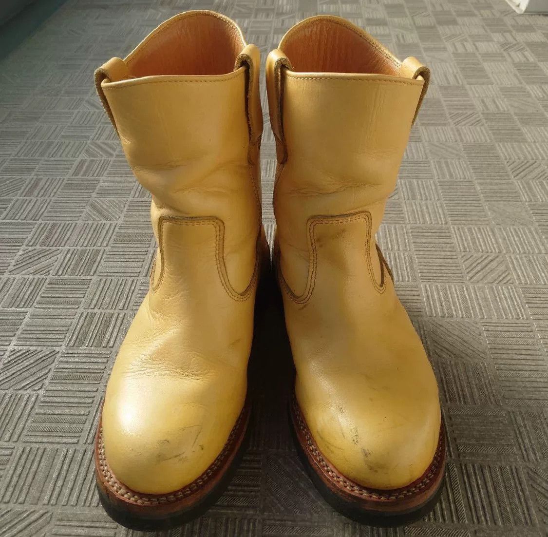 Viberg Japanese Made Engineer Boots in Yellow Size US 8.5 / EU 41-42 - 2 Thumbnail