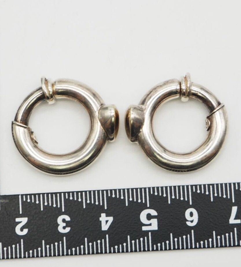 Vintage Vintage 90s Silver Earrings Size ONE SIZE - 6 Thumbnail
