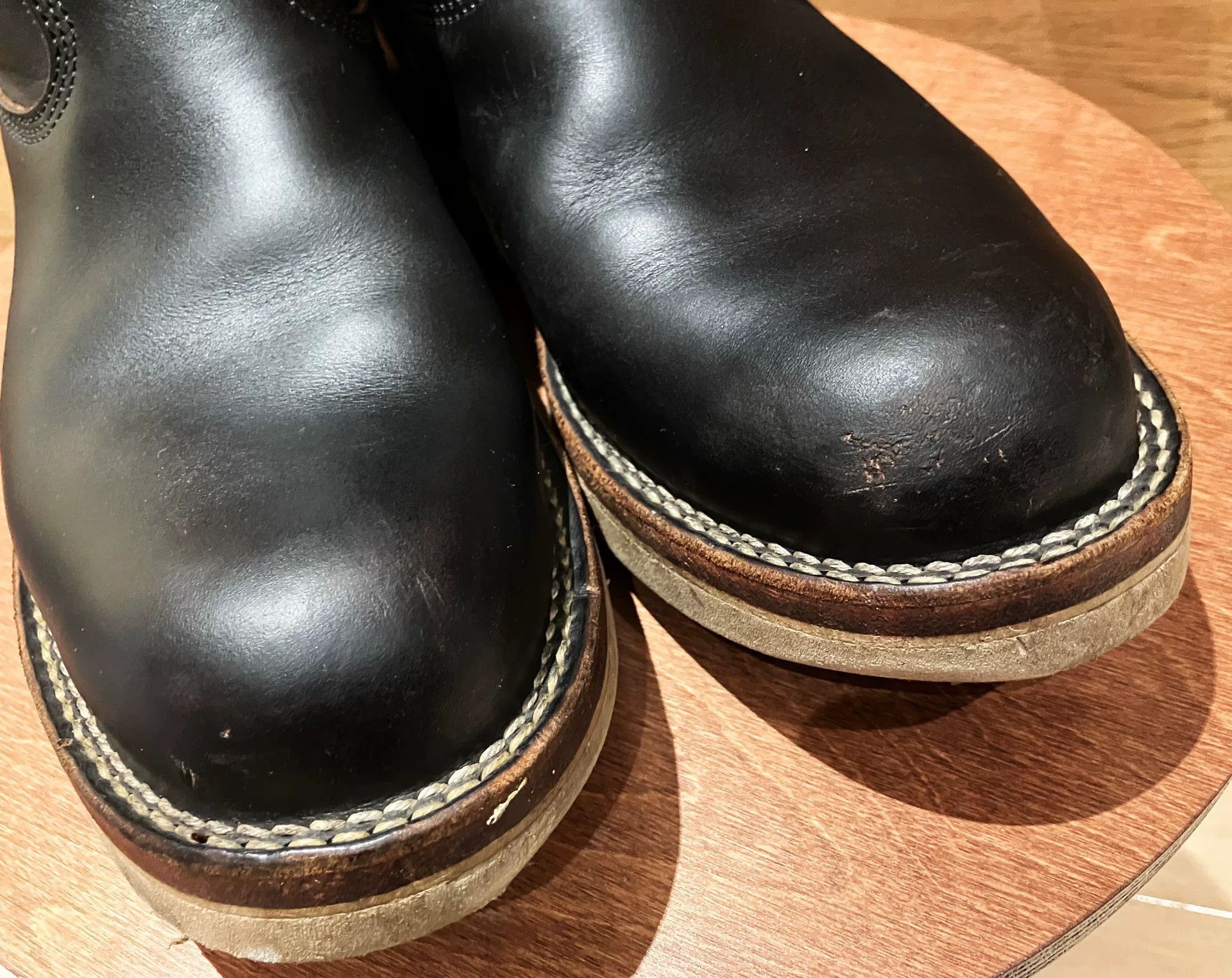 Viberg VIBERG Engineer Boots in Classic Black Leather Size US 8.5 / EU 41-42 - 4 Thumbnail