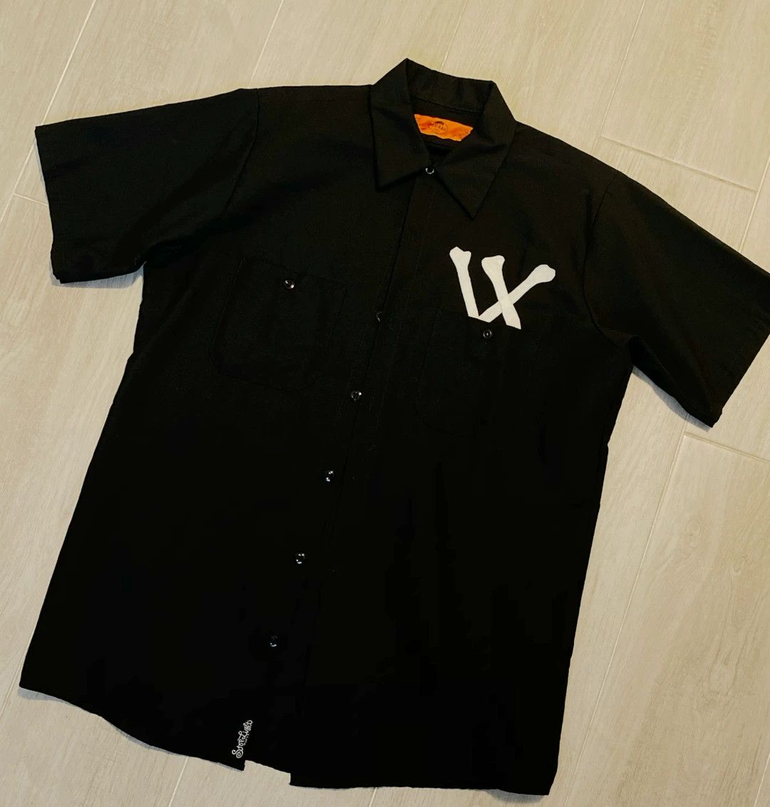 Red Kap Stop Light Skull Embroidered Shirt Size US S / EU 44-46 / 1 - 2 Thumbnail