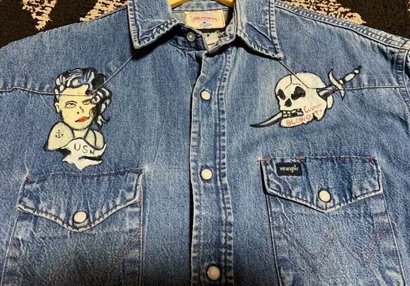 Wrangler Vintage 80's Wrangler Denim Shirt Size US M / EU 48-50 / 2 - 4 Thumbnail