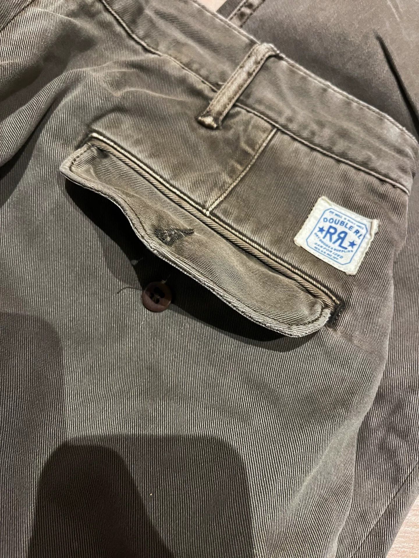 RRL Ralph Lauren Double RL Khaki Pants Size 31x32 Size US 31 - 4 Thumbnail