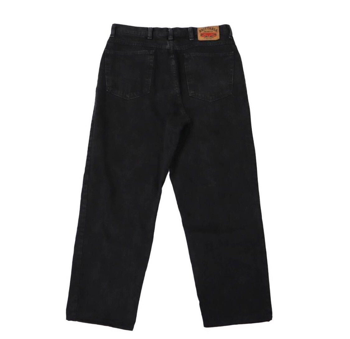 Porter Classic Vintage Brittania Black Jeans from the 90s Size US 28 / EU 44 - 3 Thumbnail