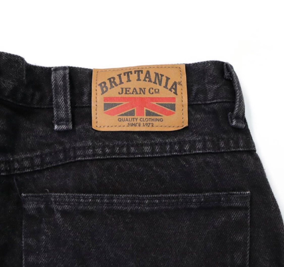 Porter Classic Vintage Brittania Black Jeans from the 90s Size US 28 / EU 44 - 4 Thumbnail
