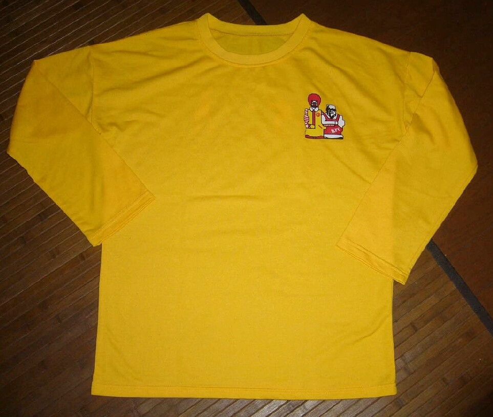 Vintage KFC X McDonald's Vintage Long Sleeve T-Shirt Size US M / EU 48-50 / 2 - 2 Thumbnail
