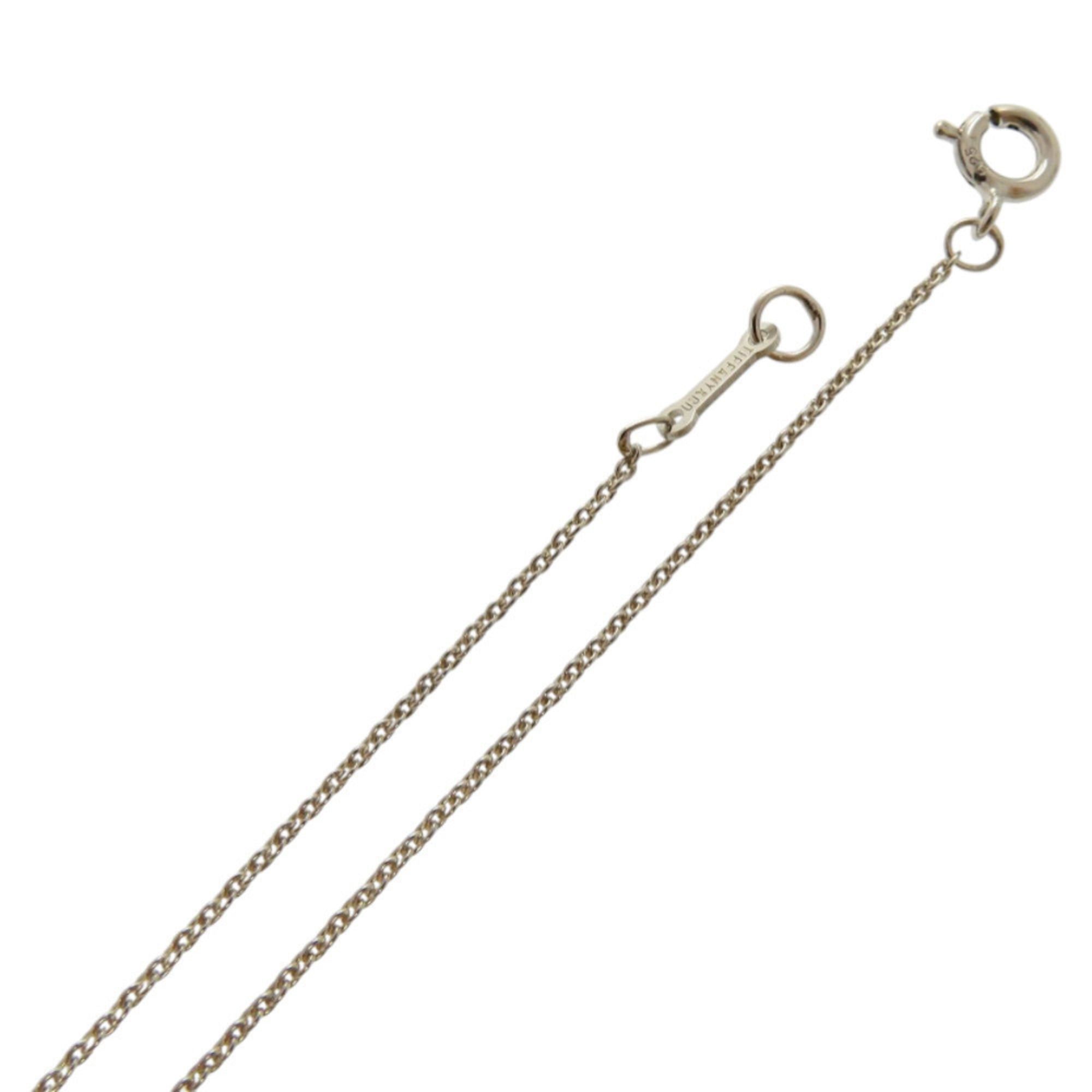 Tiffany & Co. Excellent condition Tiffany Open Heart Elsa Peretti Sterling Silver Necklace 1078 Size ONE SIZE - 5 Thumbnail