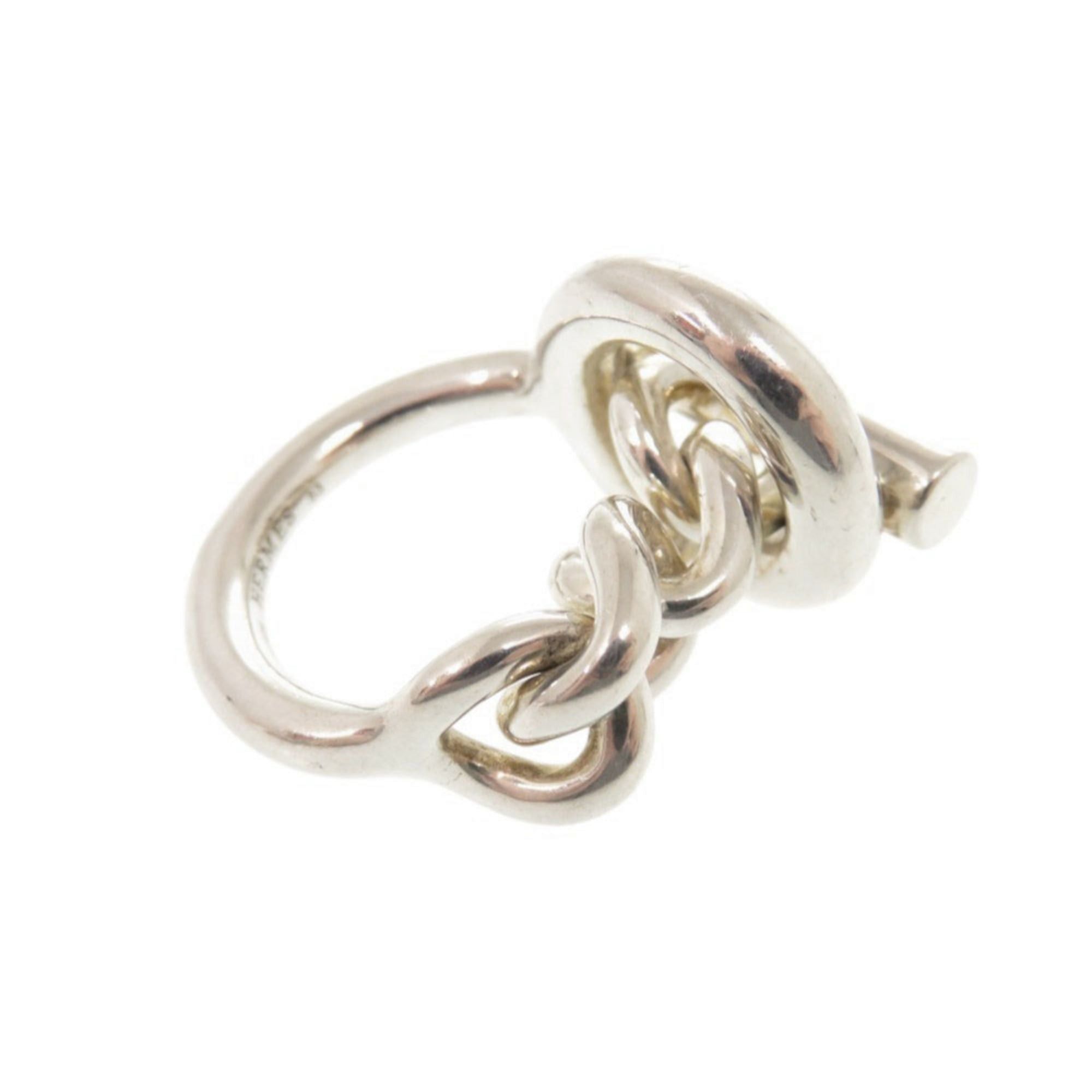 Hermes Hermes Croisette #53 Silver 925 Ring 1164 Size ONE SIZE - 8 Thumbnail