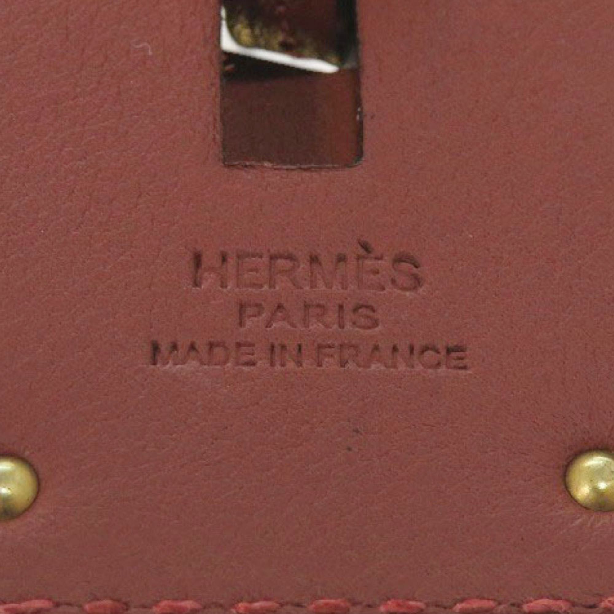 Hermes Hermes Like new Hermès O'Kelly GM Swift Rouge H Leather Pendant Necklace in Red with Gold Hardware and Z Stamp (Made 2021) 1564 Size ONE SIZE - 5 Thumbnail