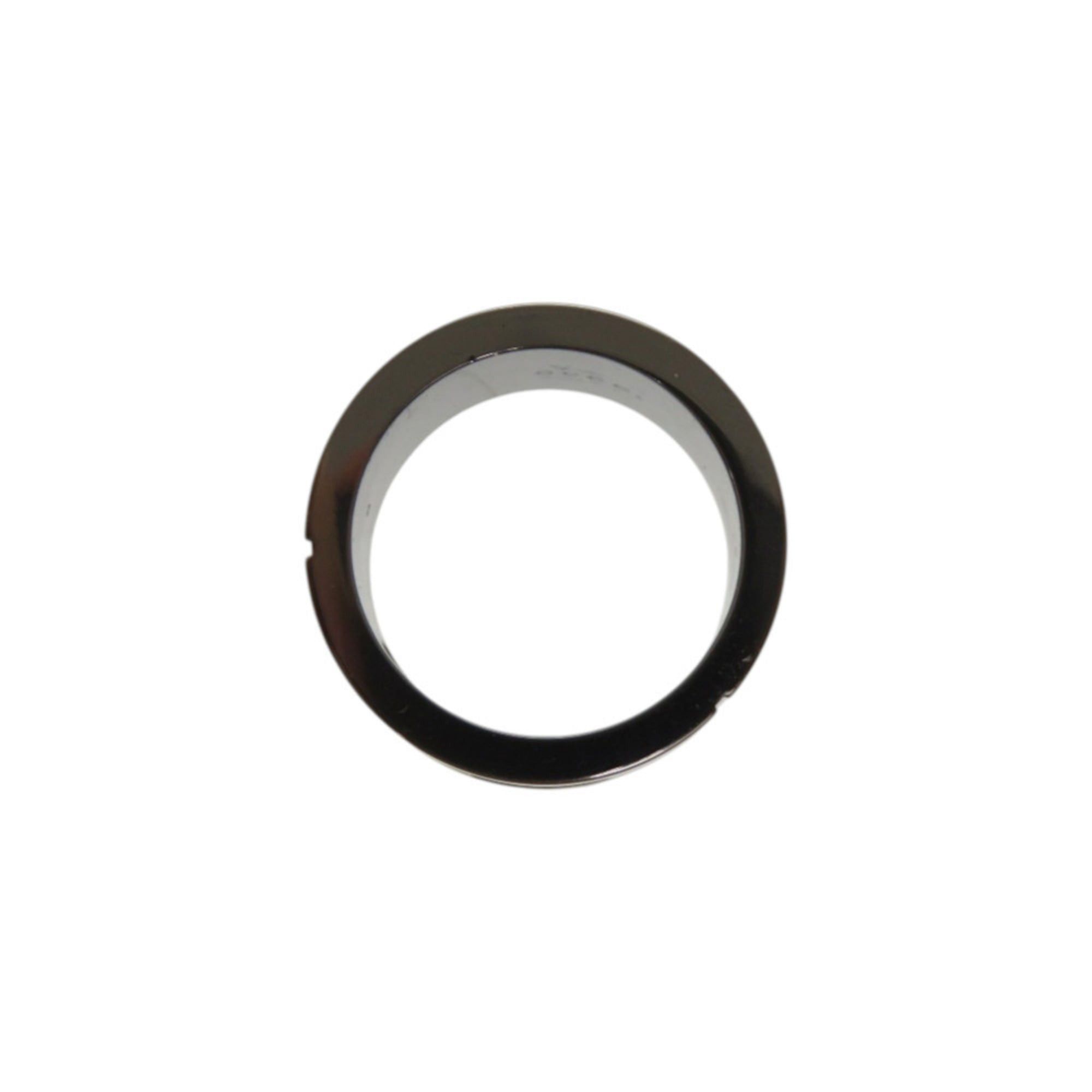 Gucci Like new Gucci Branded G Logo Cutout Silver 925 Gunmetal Ring 0740 Size ONE SIZE - 3 Thumbnail